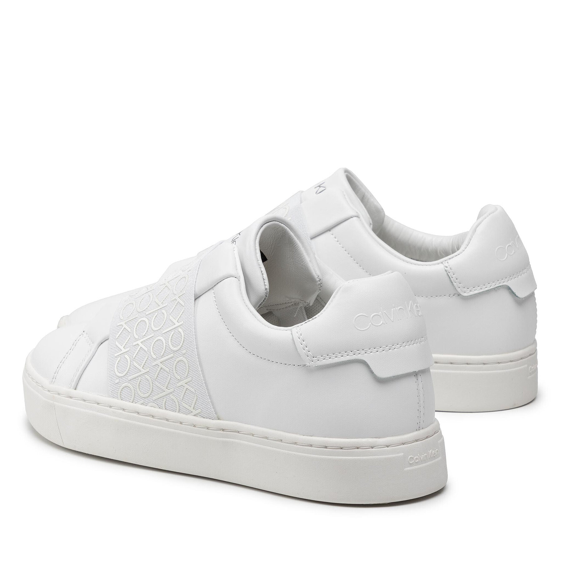 Calvin Klein Сникърси Slip On HW0HW00637 Бял - Pepit.bg