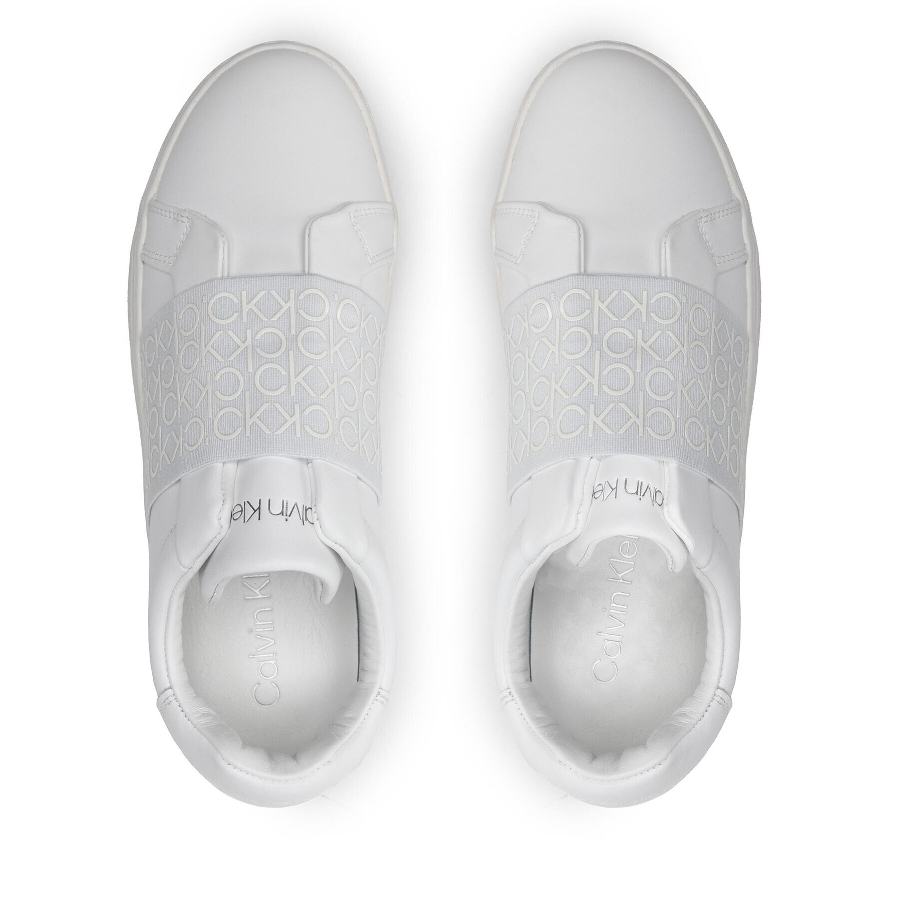 Calvin Klein Сникърси Slip On HW0HW00637 Бял - Pepit.bg