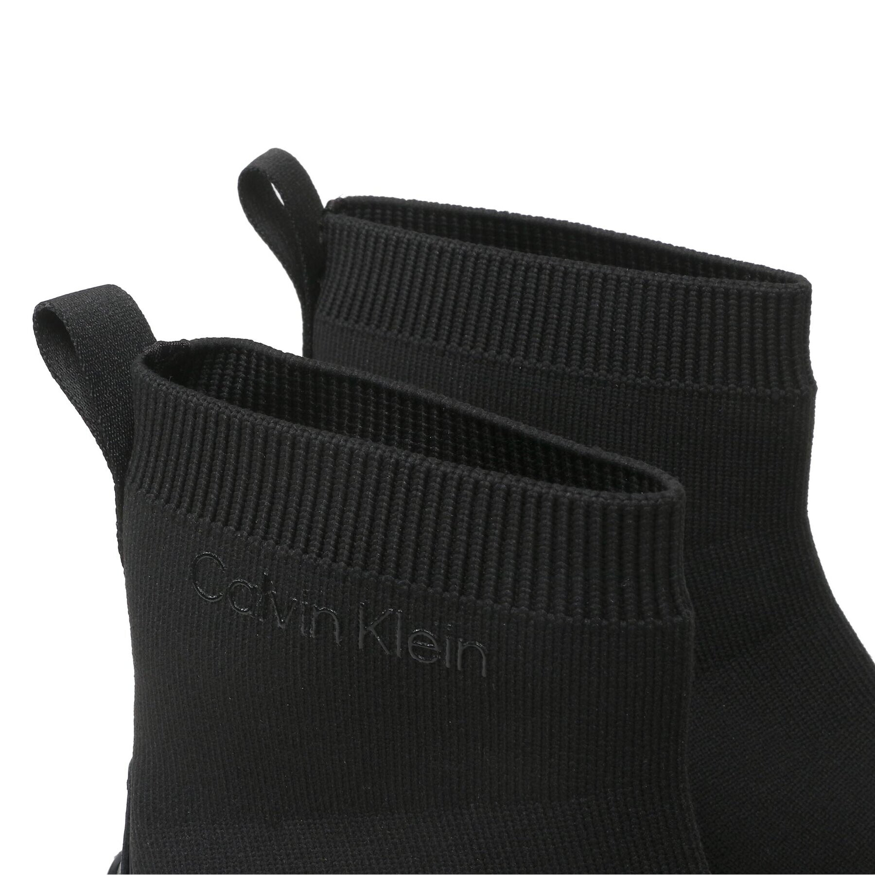 Calvin Klein Сникърси Sock Boot HW0HW01589 Черен - Pepit.bg
