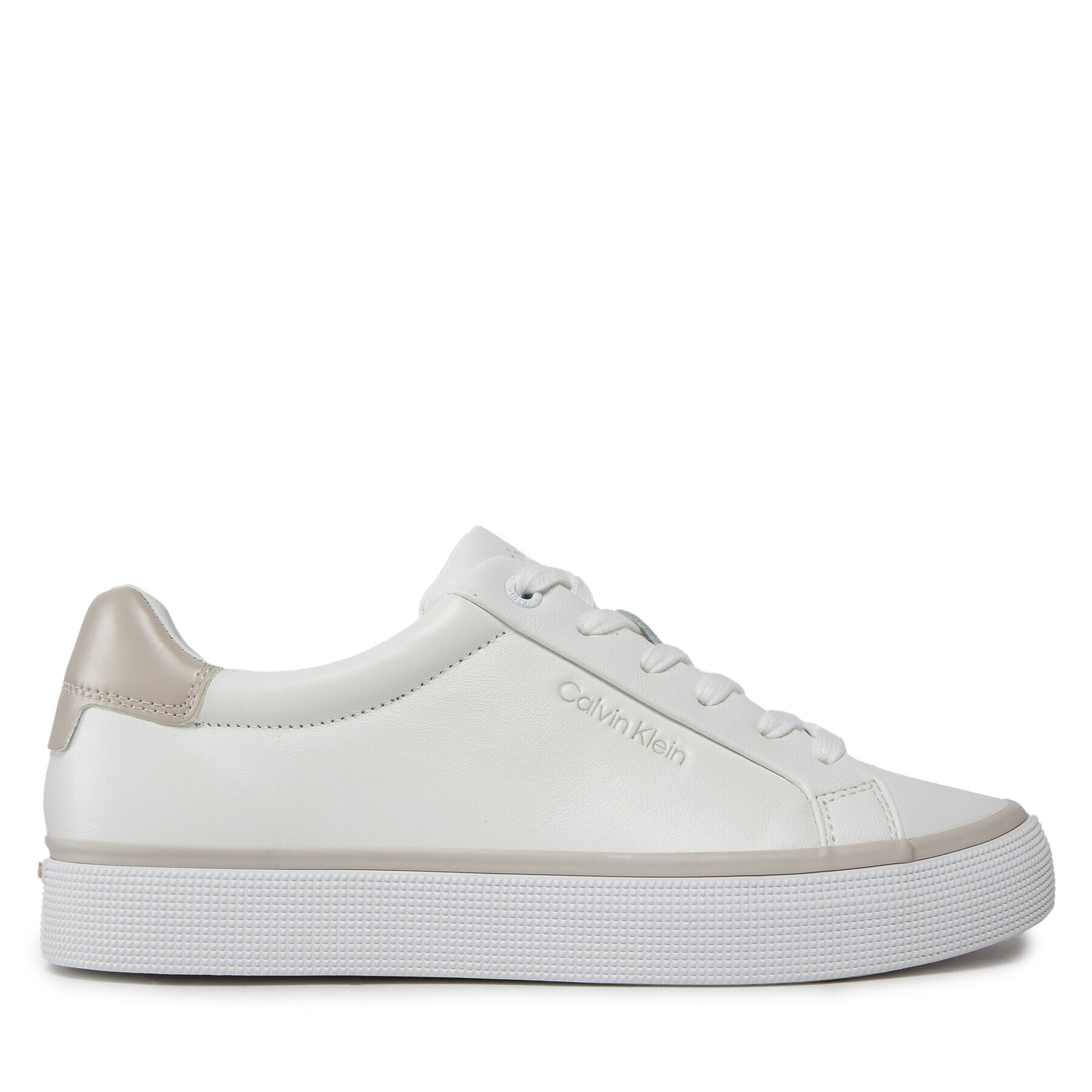 Calvin Klein Сникърси Vulc Lace Up - Diamond Foxing HW0HW01865 Бял - Pepit.bg