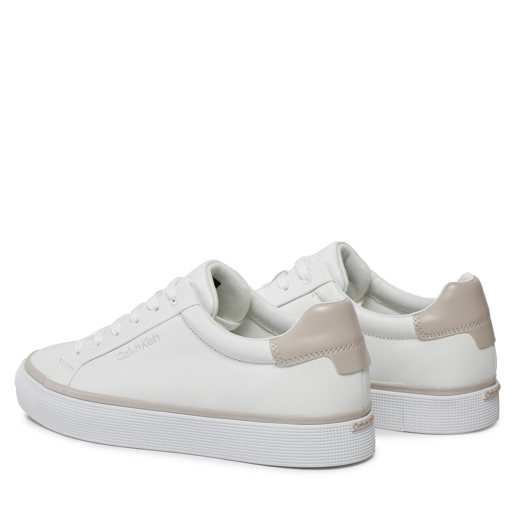 Calvin Klein Сникърси Vulc Lace Up - Diamond Foxing HW0HW01865 Бял - Pepit.bg