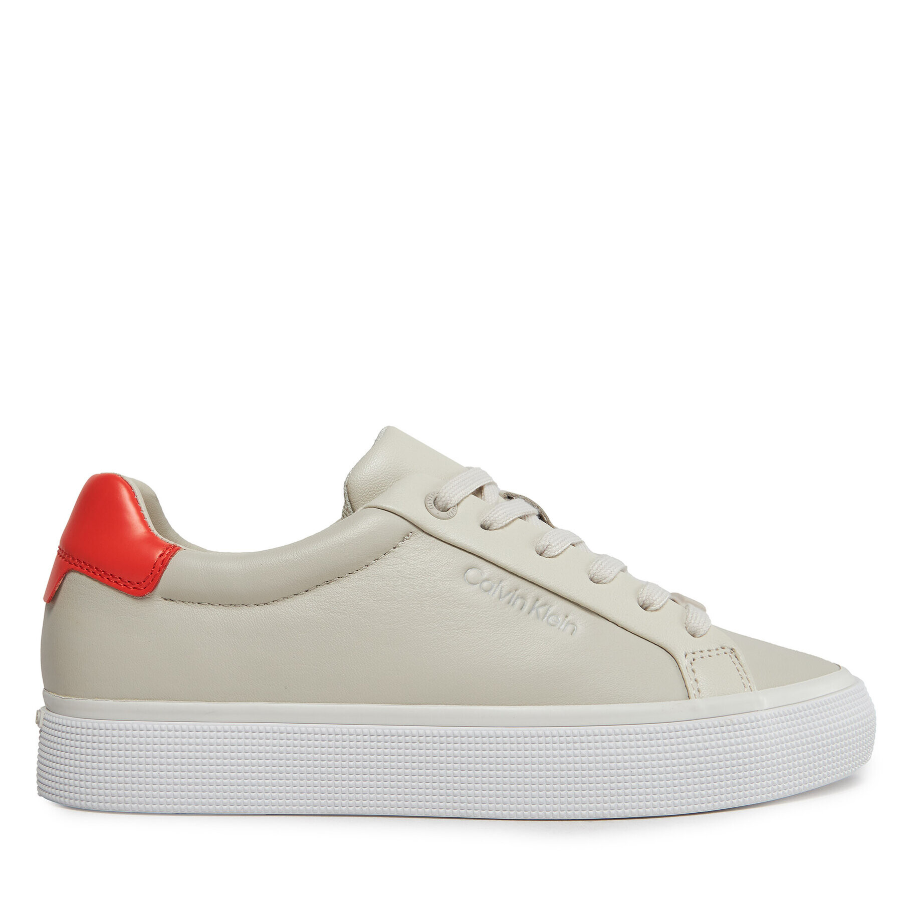 Calvin Klein Сникърси Vulc Lace Up - Diamond Foxing HW0HW01865 Екрю - Pepit.bg