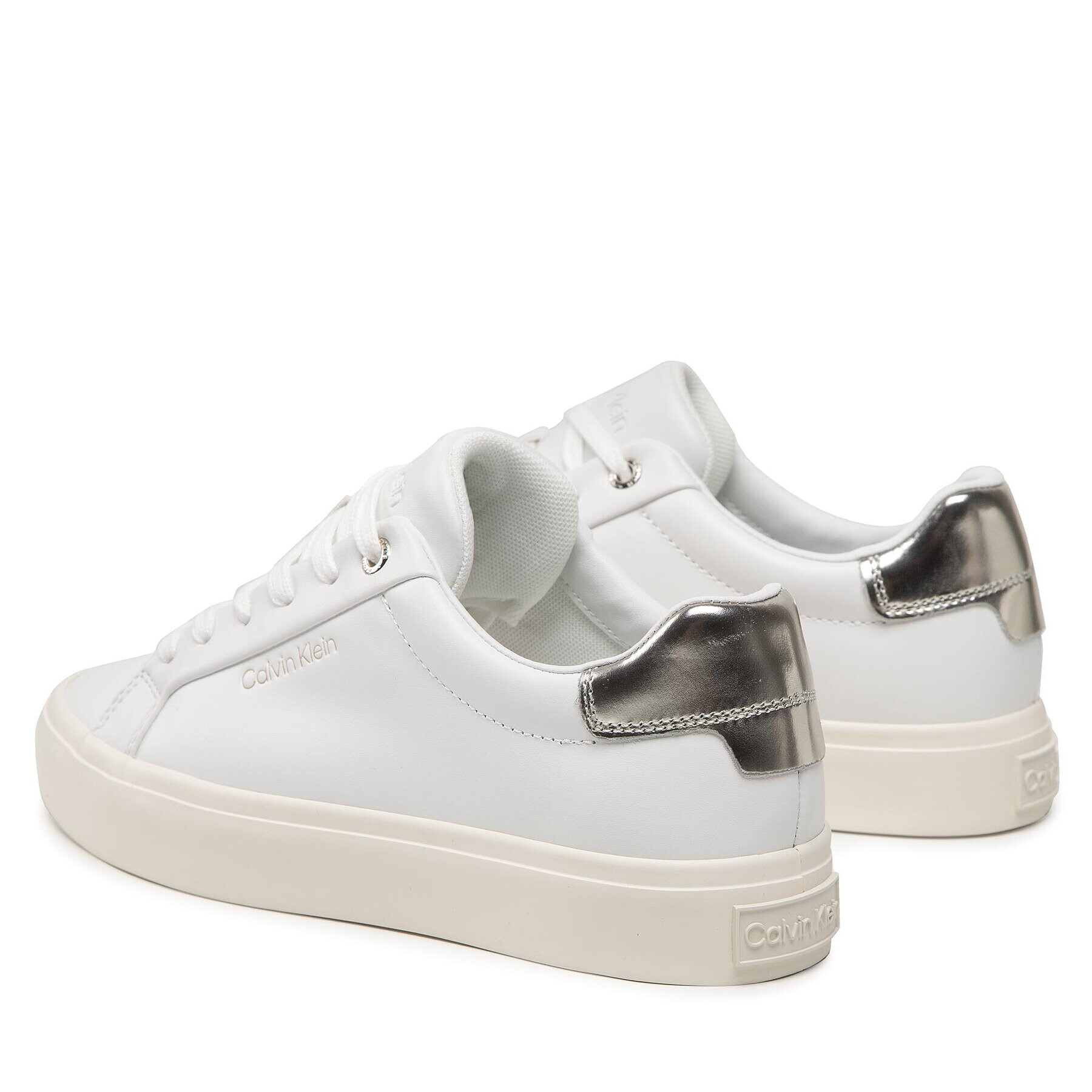 Calvin Klein Сникърси Vulc Lace-Up HW0HW01342 Бял - Pepit.bg