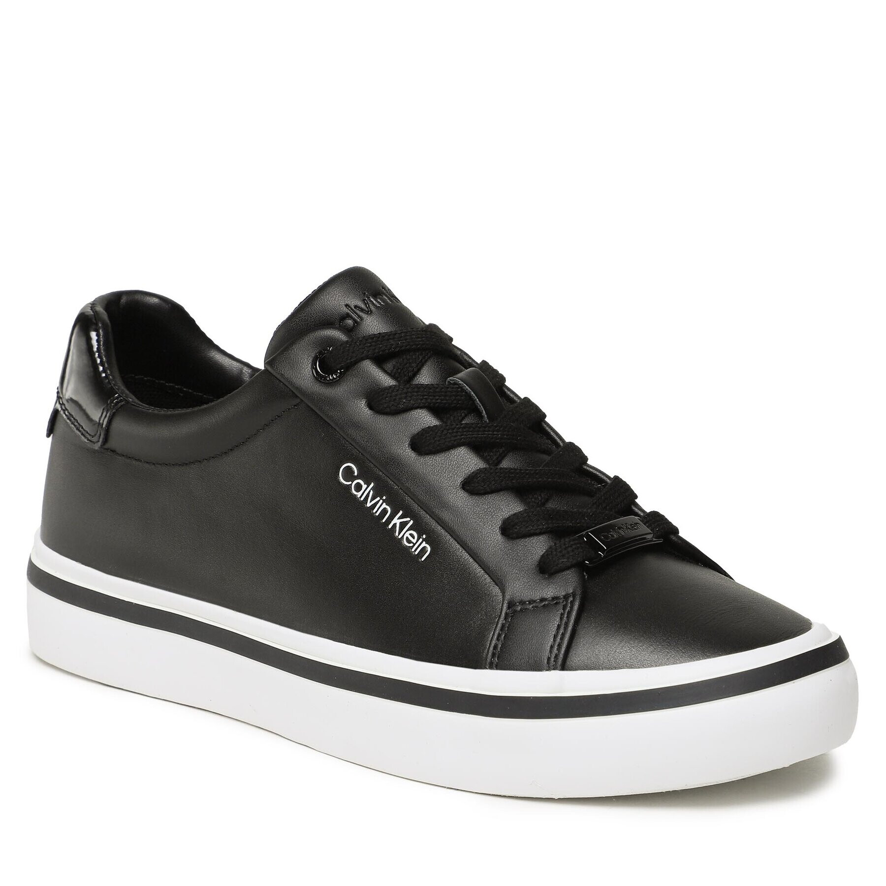 Calvin Klein Сникърси Vulc Lace Up HW0HW01591 Черен - Pepit.bg