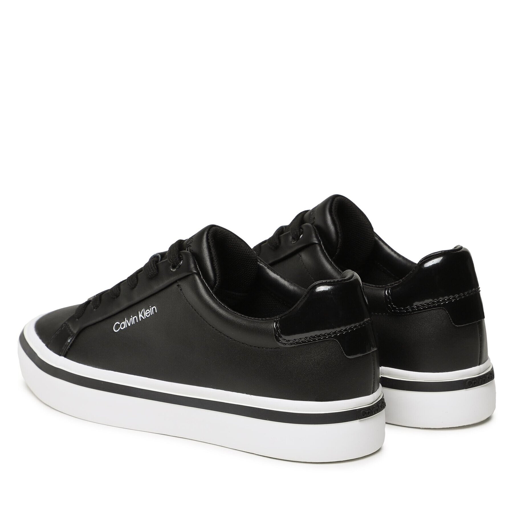 Calvin Klein Сникърси Vulc Lace Up HW0HW01591 Черен - Pepit.bg