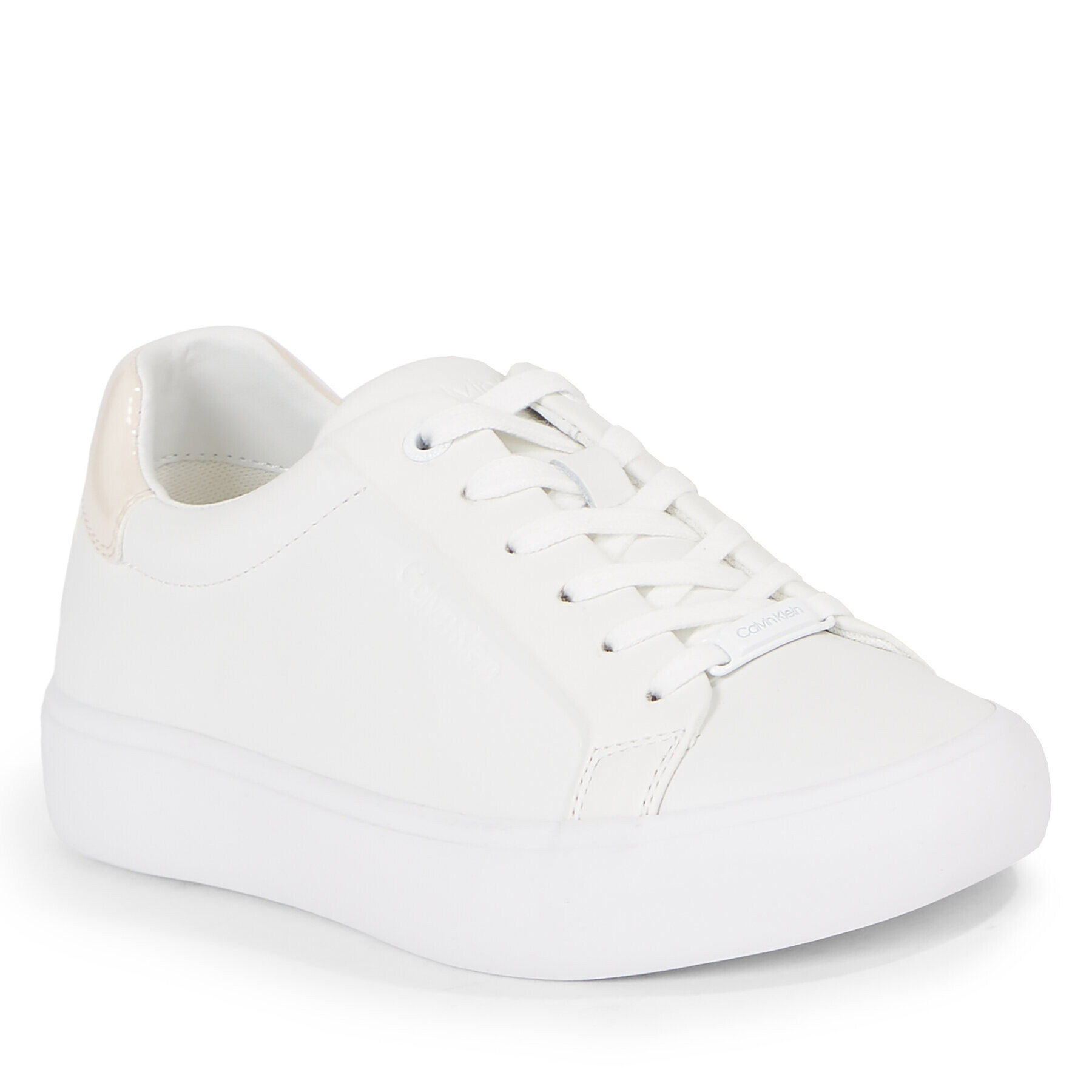 Calvin Klein Сникърси Vulc Lace Up HW0HW01681 Бял - Pepit.bg