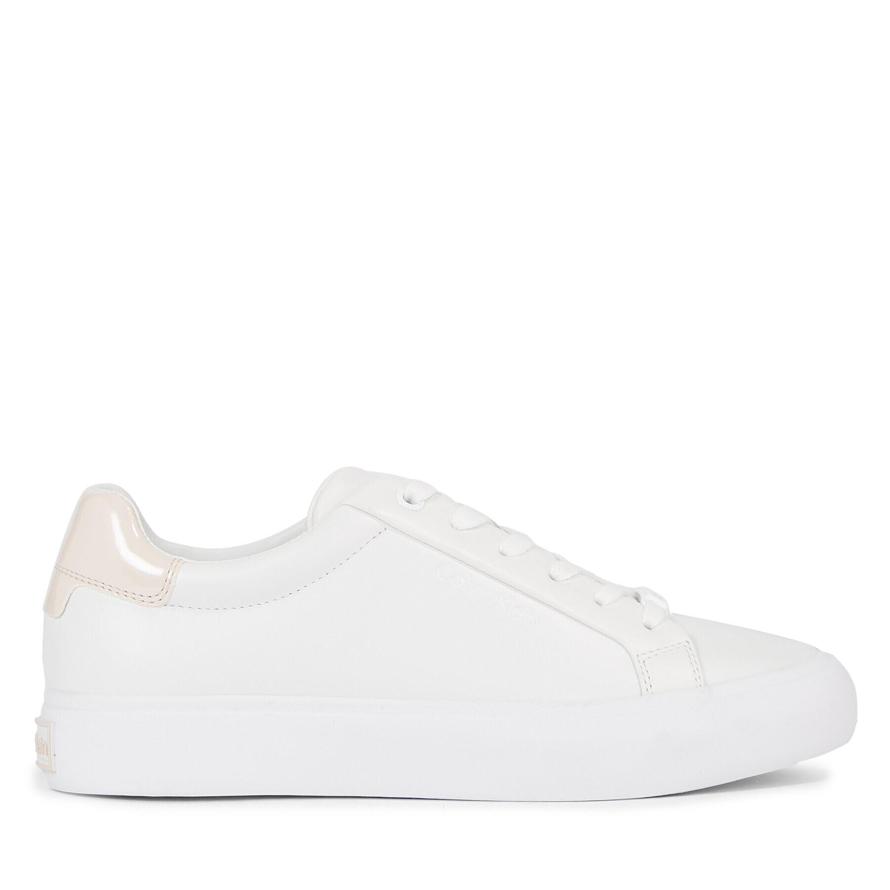 Calvin Klein Сникърси Vulc Lace Up HW0HW01681 Бял - Pepit.bg