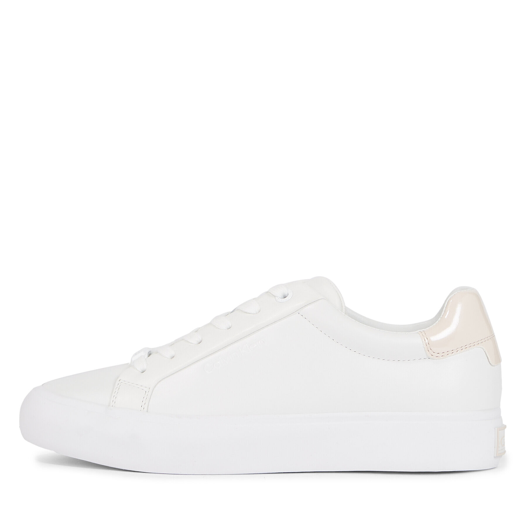 Calvin Klein Сникърси Vulc Lace Up HW0HW01681 Бял - Pepit.bg