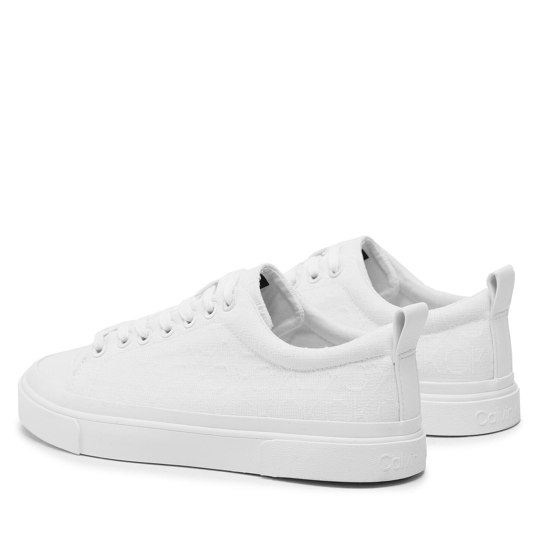 Calvin Klein Сникърси Vulc Lace-Up HW0HW01777 Бял - Pepit.bg