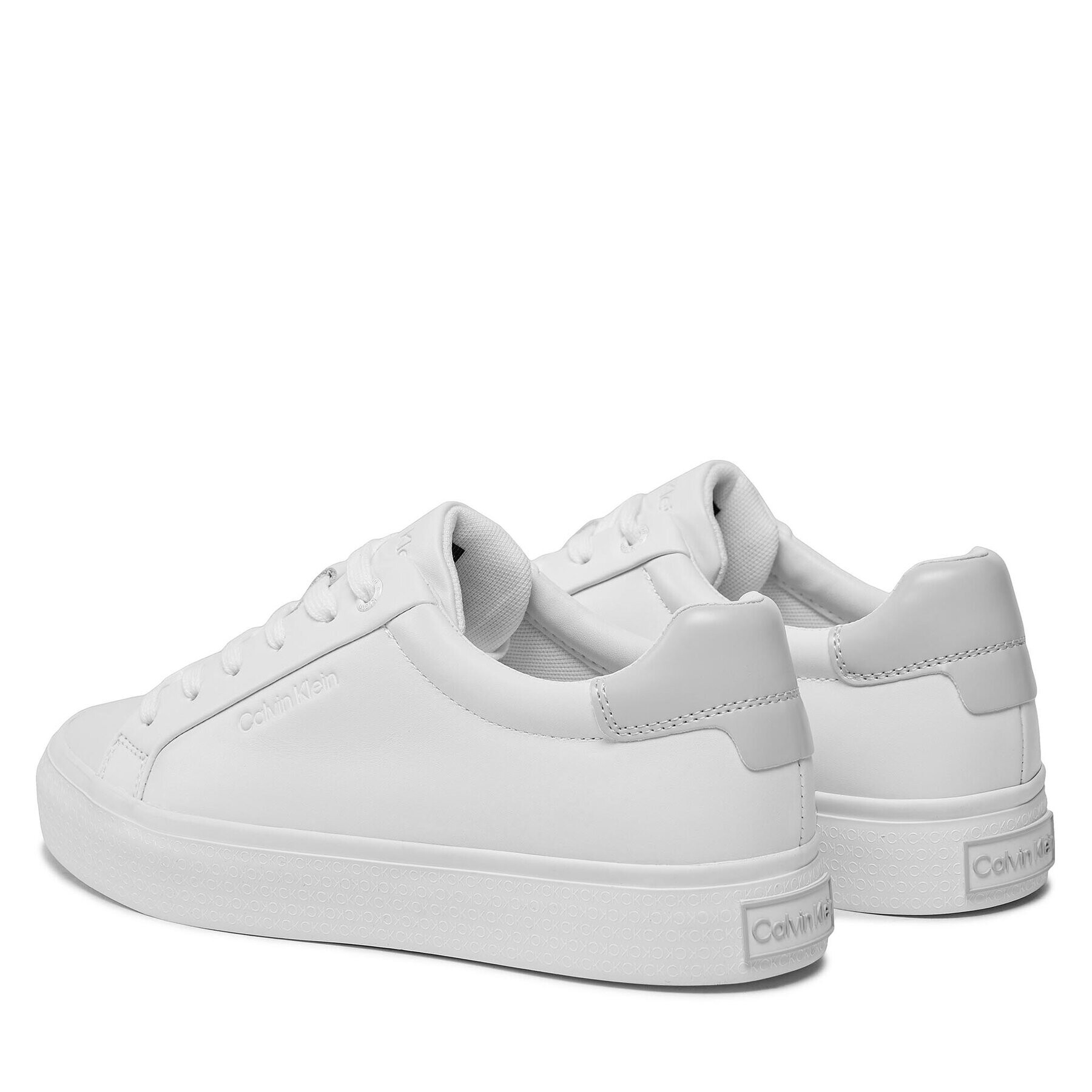 Calvin Klein Сникърси Vulc Lace Up Nano Fox-Lth HW0HW01066 Черен - Pepit.bg