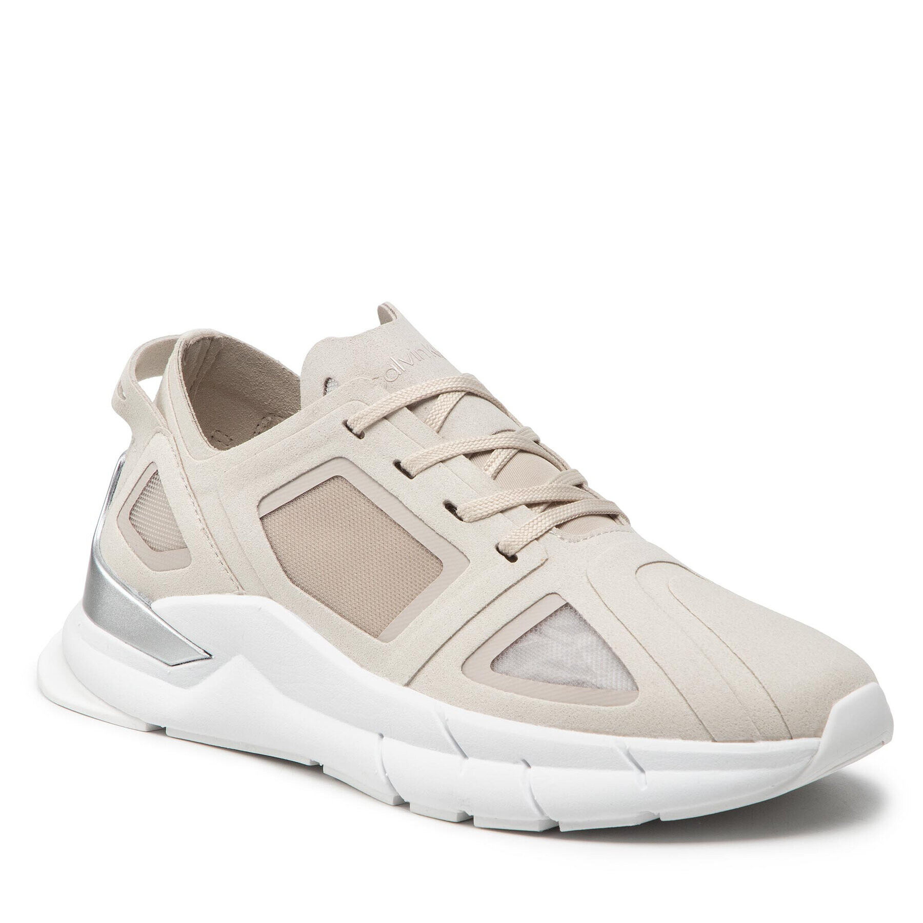 Calvin Klein Сникърси Wave Sole Runner HW0HW00676 Сив - Pepit.bg