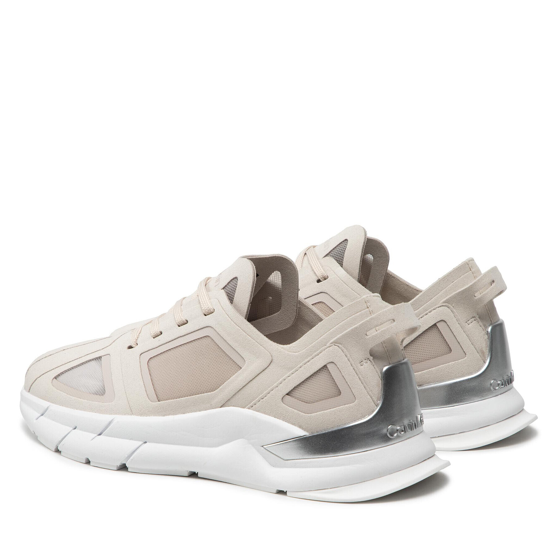 Calvin Klein Сникърси Wave Sole Runner HW0HW00676 Сив - Pepit.bg