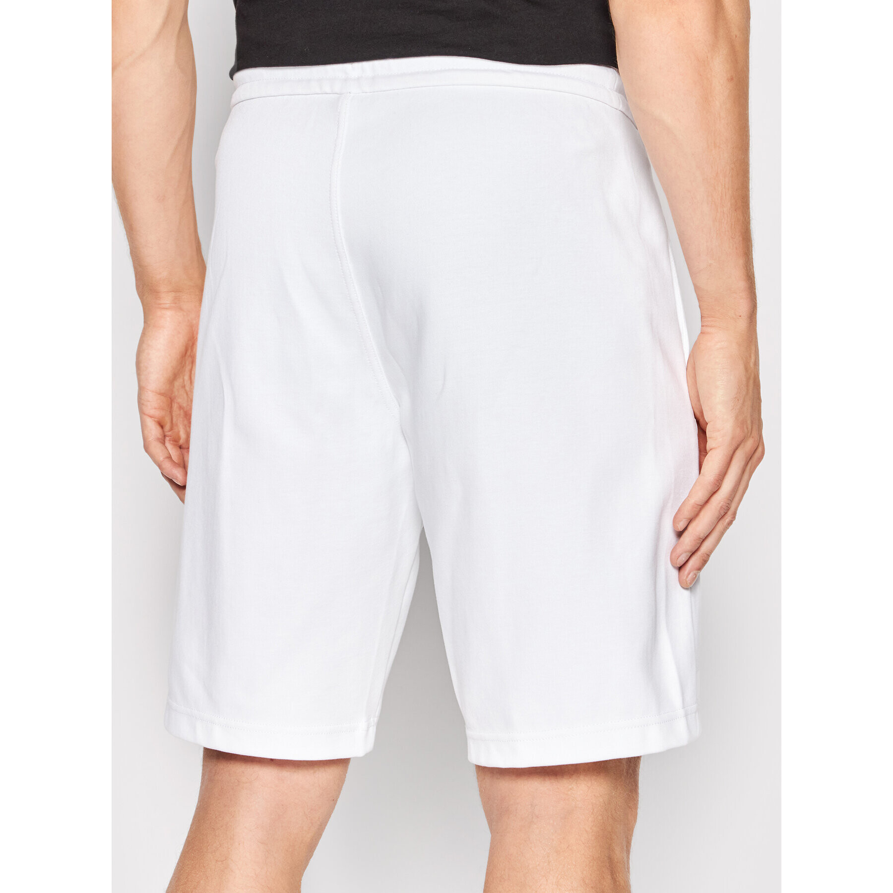 Calvin Klein Спортни шорти Interlock Micro Logo K10K109430 Бял Regular Fit - Pepit.bg