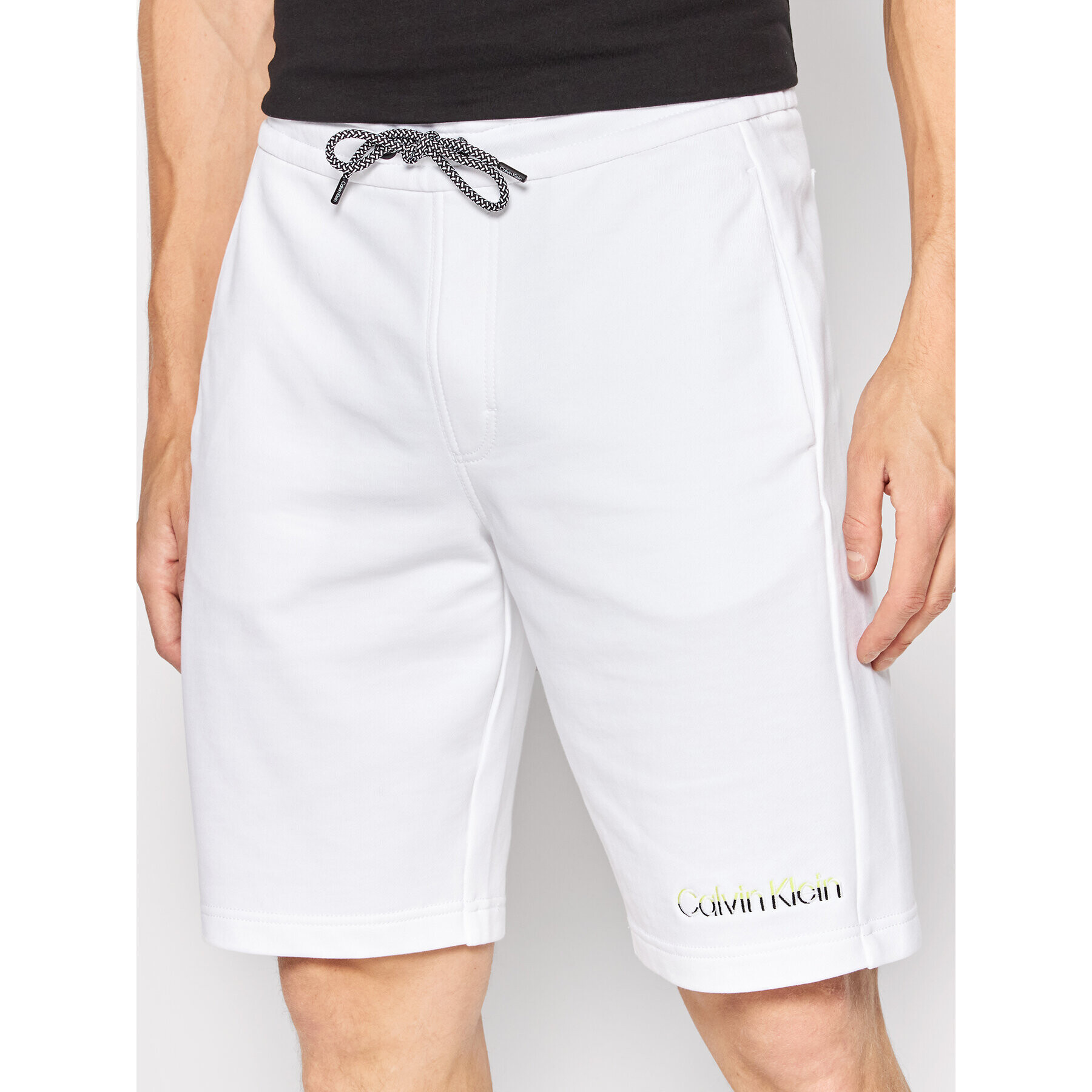 Calvin Klein Спортни шорти Multicolour Logo K10K108936 Бял Regular Fit - Pepit.bg