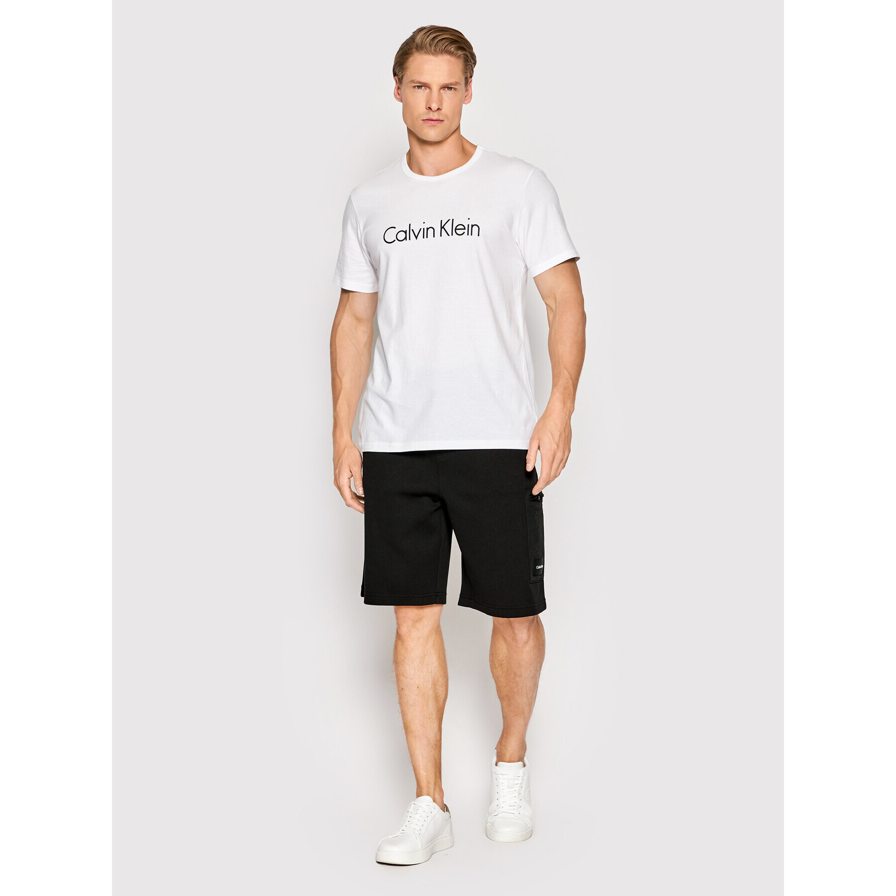 Calvin Klein Спортни шорти Tech Repreve K10K108933 Черен Regular Fit - Pepit.bg