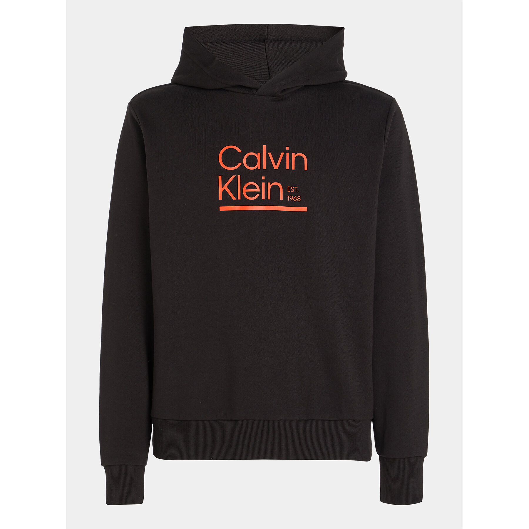 Calvin Klein Суитшърт Contrast Line Logo K10K111569 Черен Regular Fit - Pepit.bg