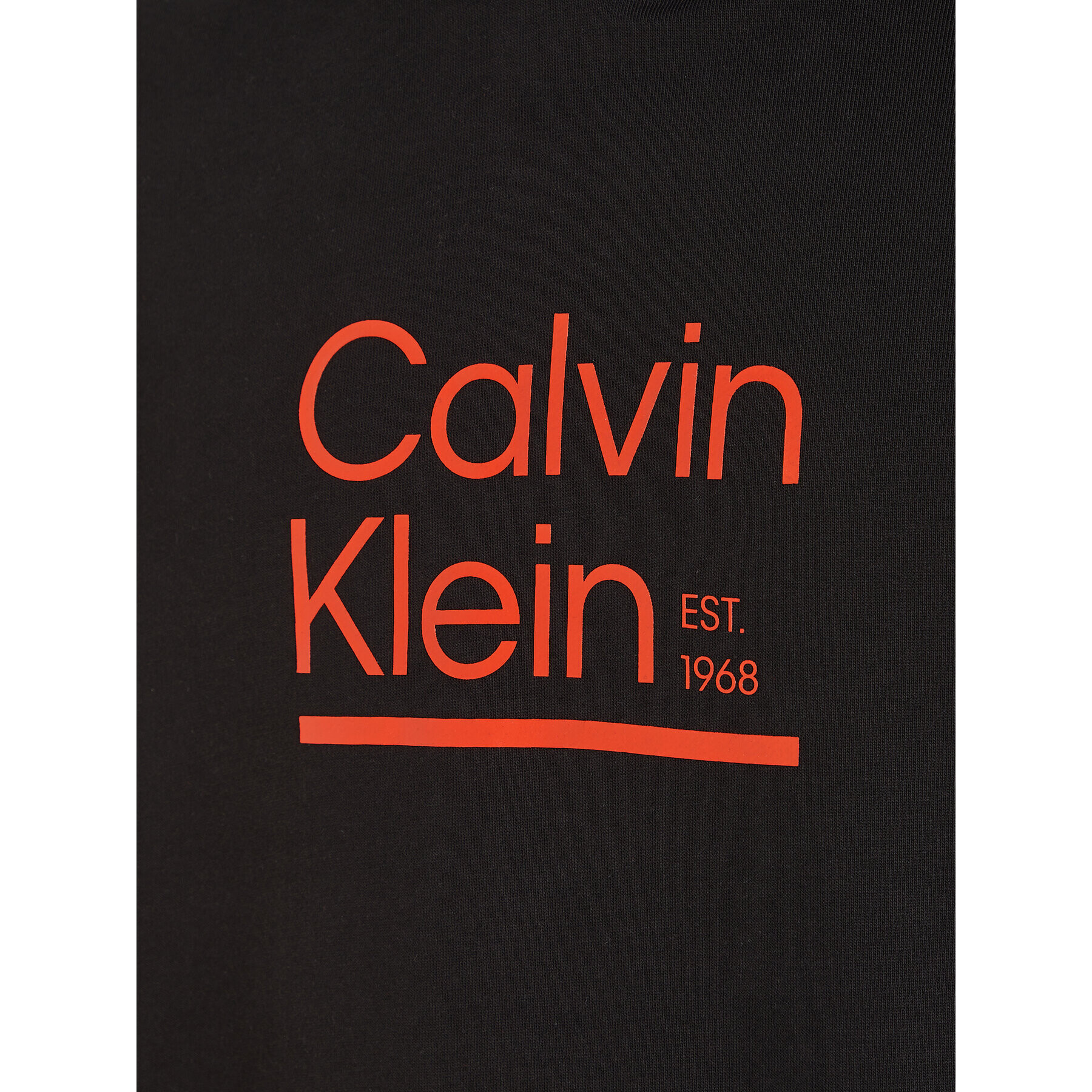 Calvin Klein Суитшърт Contrast Line Logo K10K111569 Черен Regular Fit - Pepit.bg