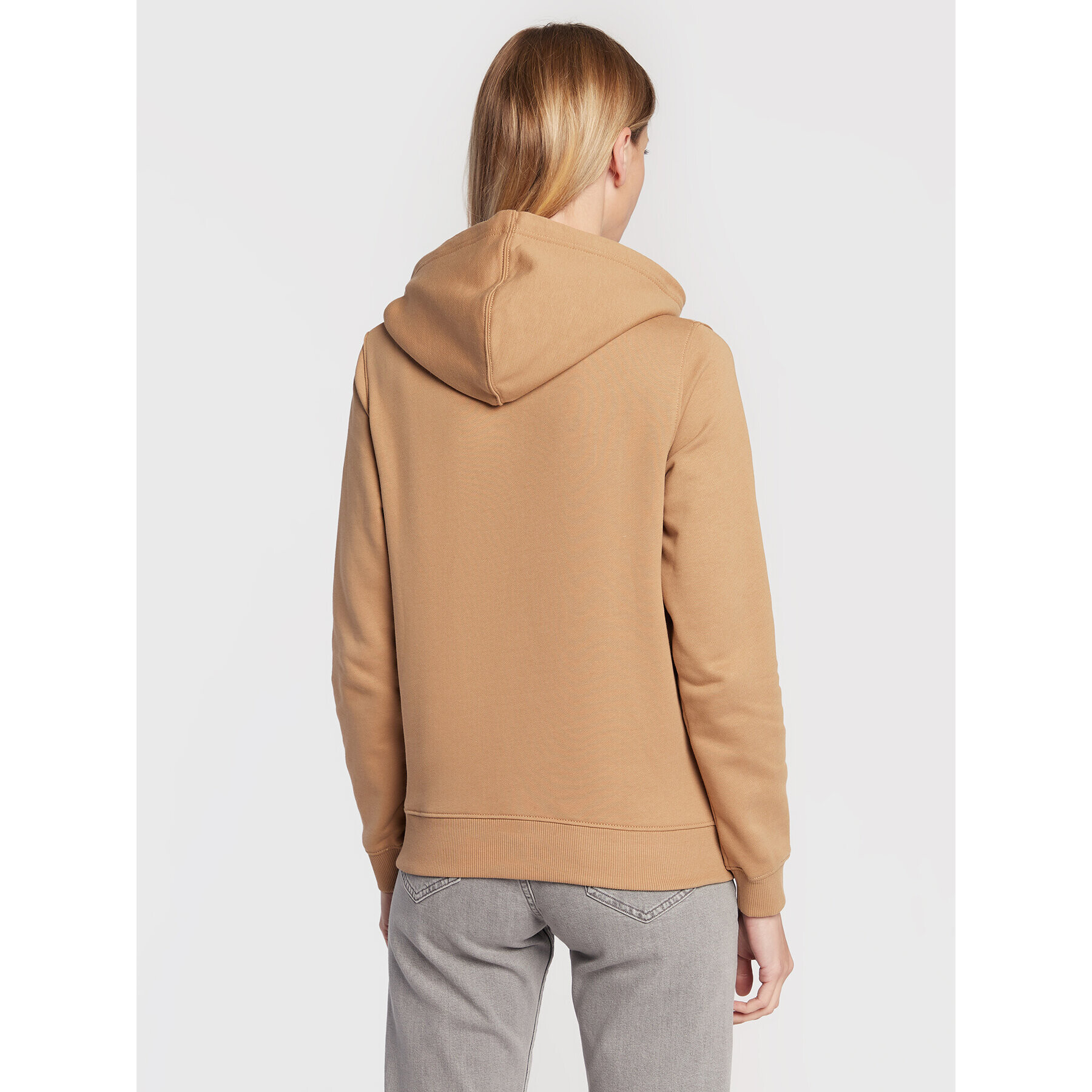 Calvin Klein Суитшърт Core Logo K20K202687 Бежов Regular Fit - Pepit.bg