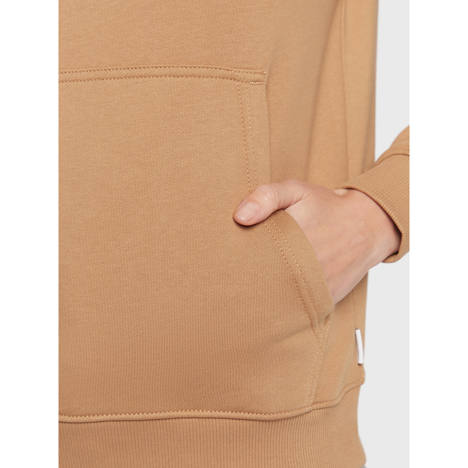 Calvin Klein Суитшърт Core Logo K20K202687 Бежов Regular Fit - Pepit.bg