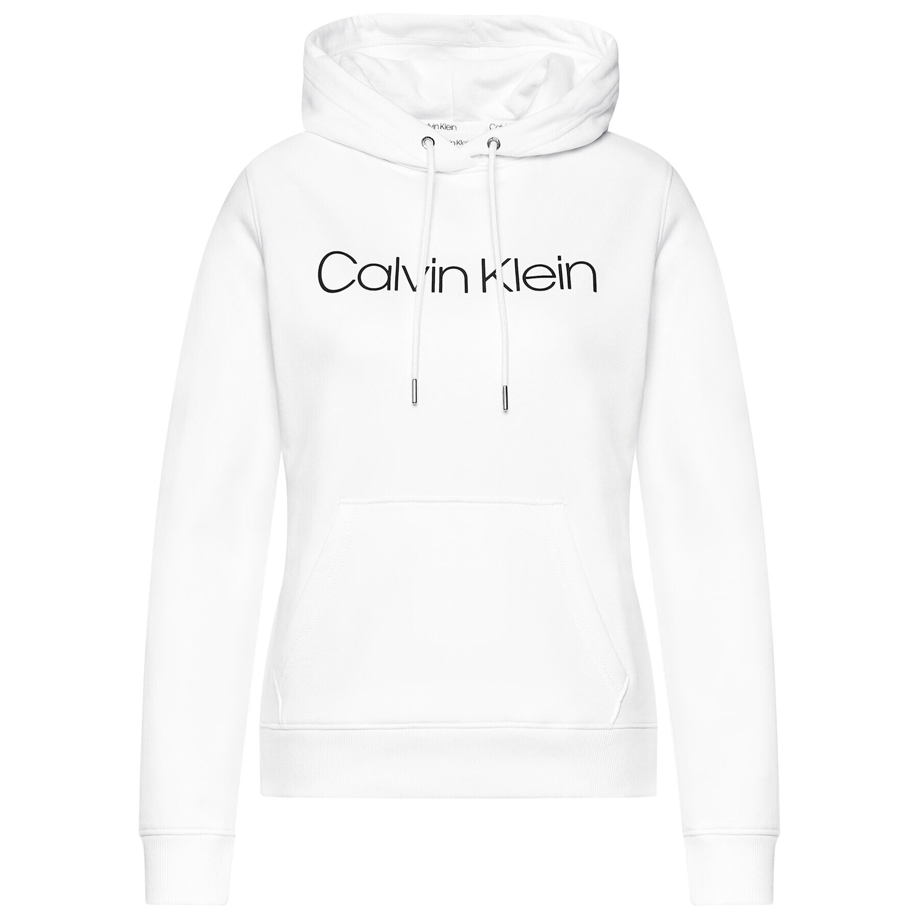 Calvin Klein Суитшърт Core Logo K20K202687 Бял Regular Fit - Pepit.bg