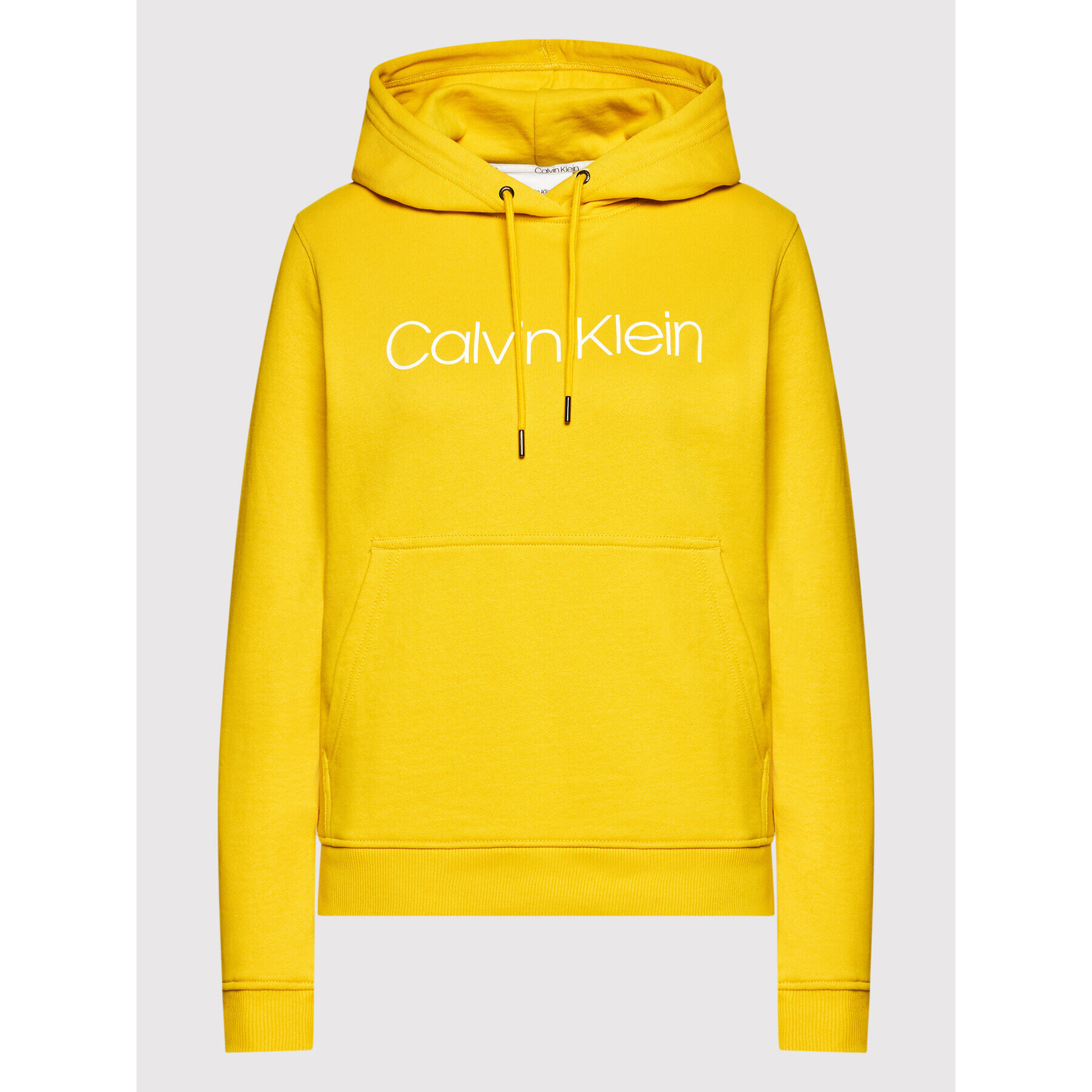 Calvin Klein Суитшърт Core Logo K20K202687 Жълт Regular Fit - Pepit.bg