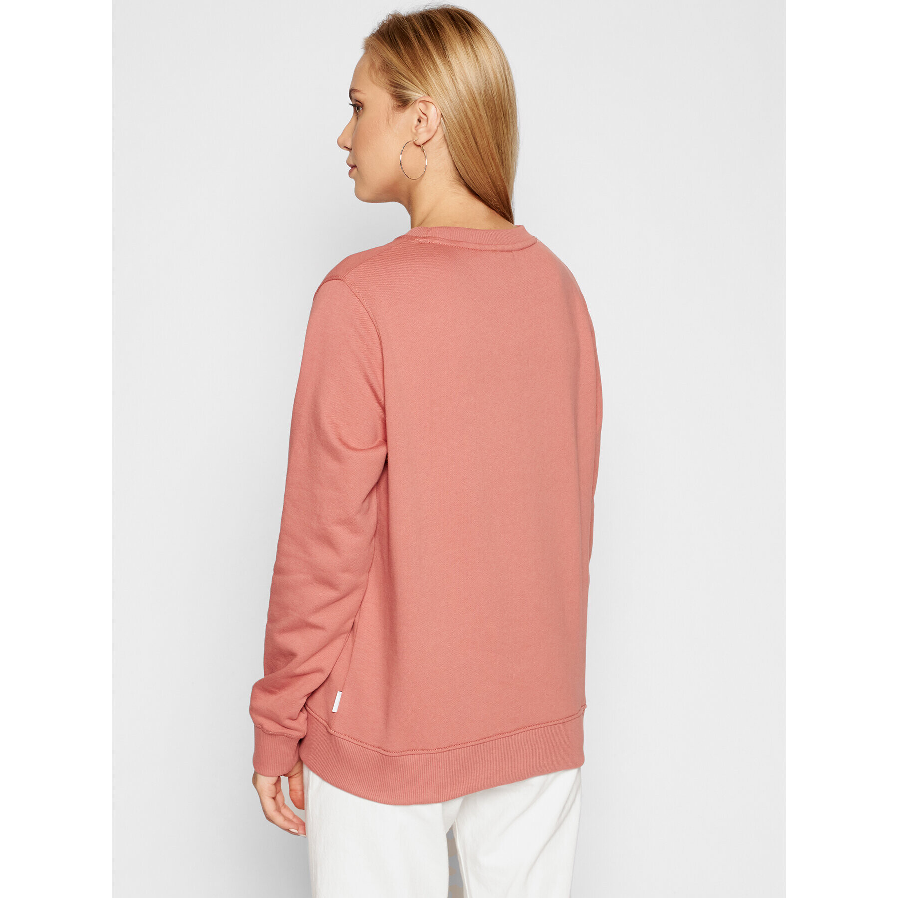 Calvin Klein Суитшърт Core Logo Ls K20K202157 Розов Regular Fit - Pepit.bg