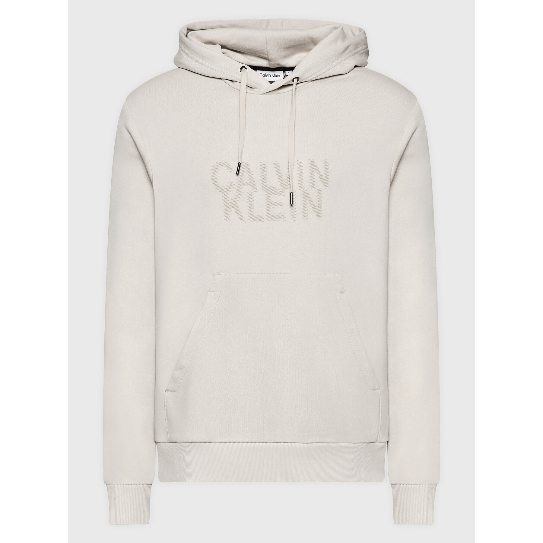 Calvin Klein Суитшърт Distorted K10K110075 Бежов Regular Fit - Pepit.bg