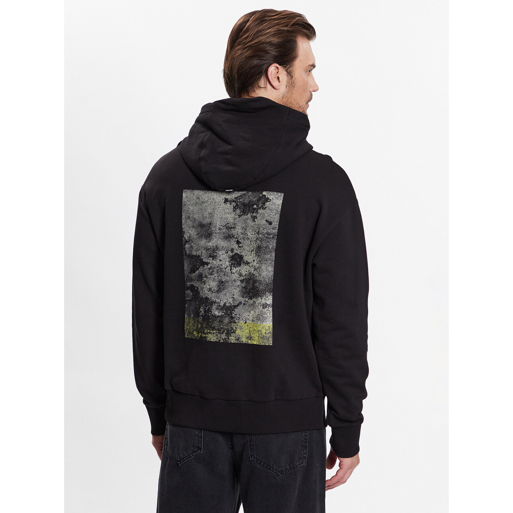 Calvin Klein Суитшърт Element Photo Back Comf Hoodie K10K111344 Черен Regular Fit - Pepit.bg