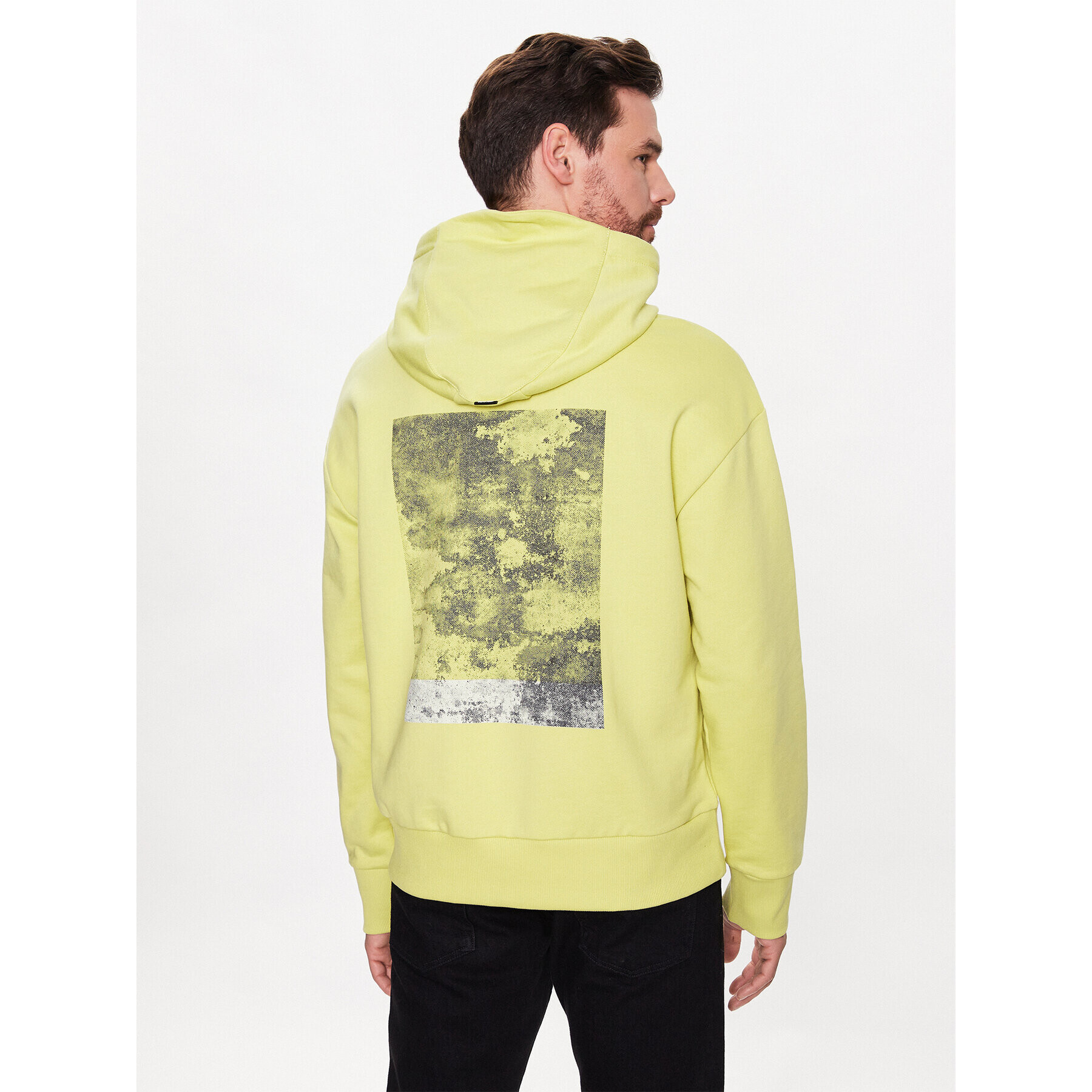 Calvin Klein Суитшърт Elementa Photo Back Comf Hoodie K10K111344 Зелен Regular Fit - Pepit.bg