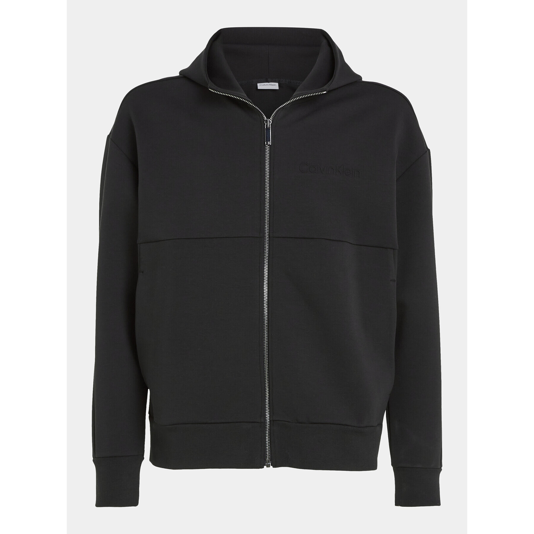 Calvin Klein Суитшърт Embossed K10K112197 Черен Regular Fit - Pepit.bg