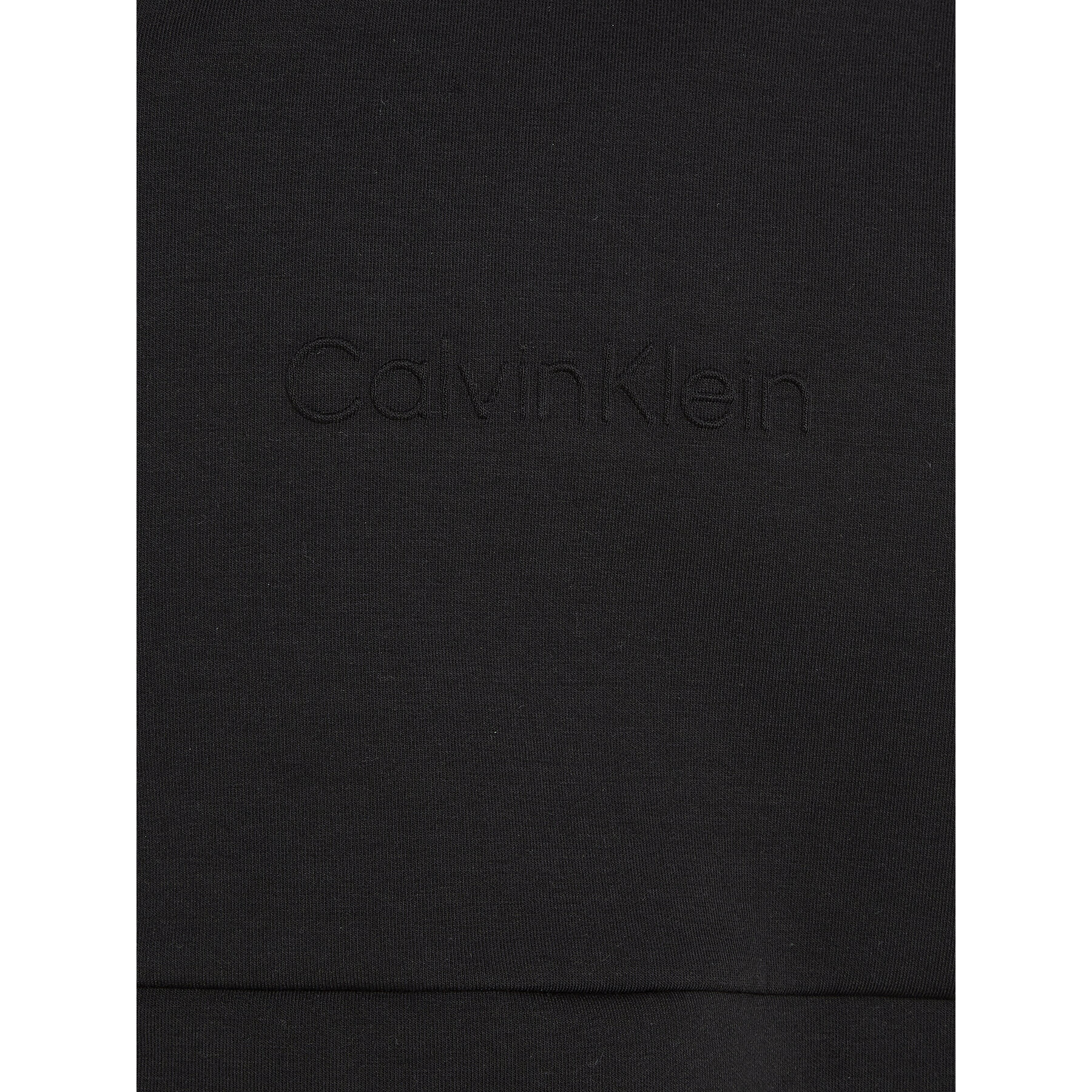 Calvin Klein Суитшърт Embossed K10K112197 Черен Regular Fit - Pepit.bg