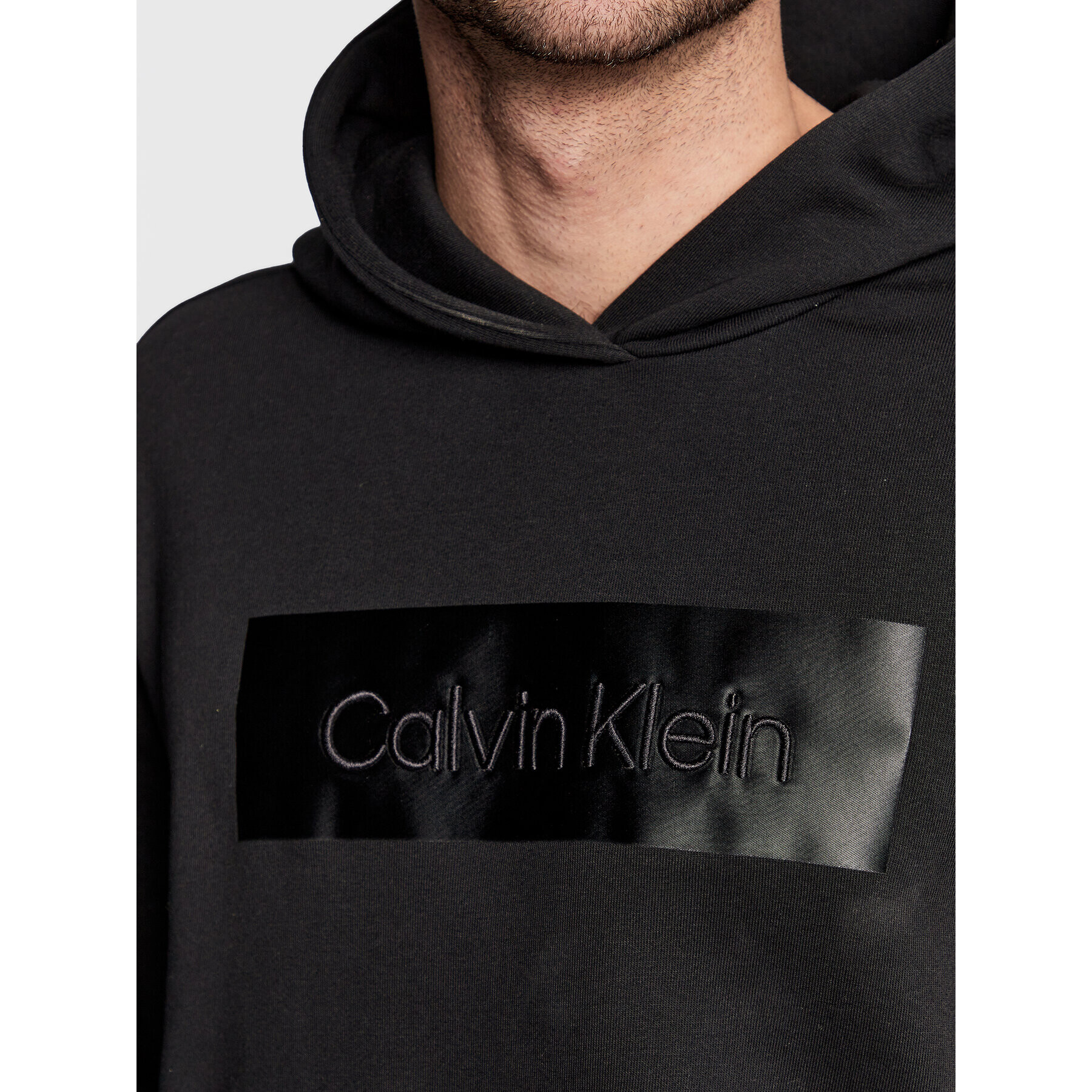 Calvin Klein Суитшърт Emproidered K10K110762 Черен Regular Fit - Pepit.bg