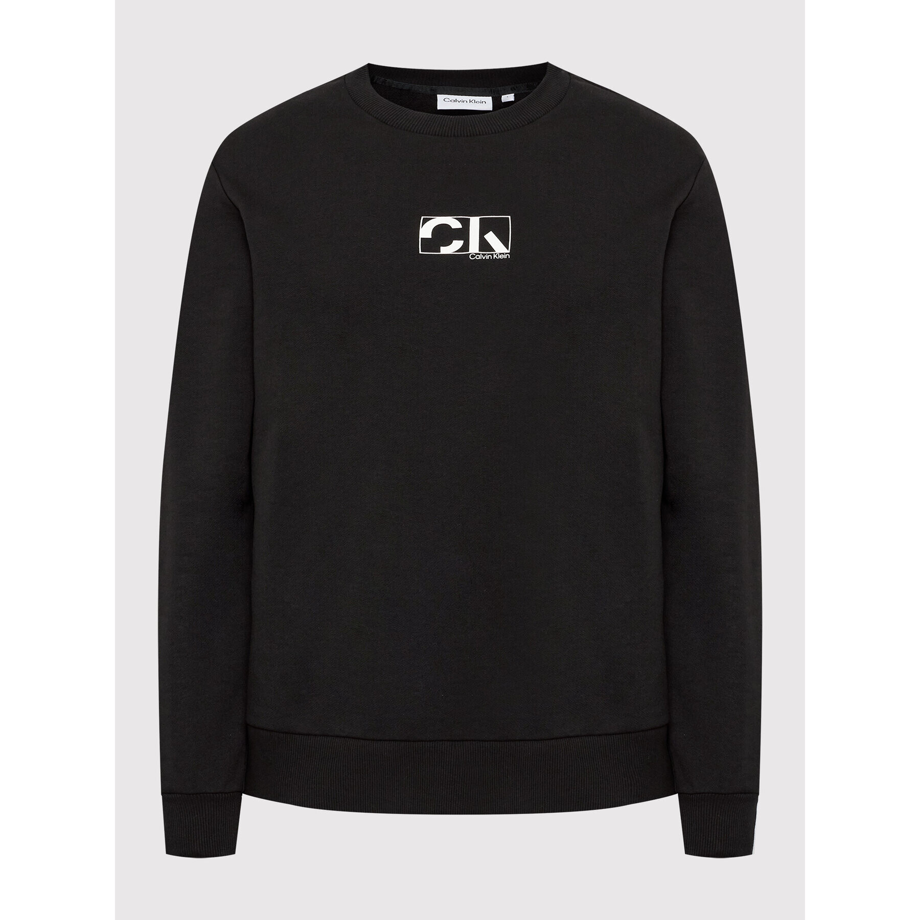 Calvin Klein Суитшърт Graphic Box Logo K10K109718 Черен Regular Fit - Pepit.bg