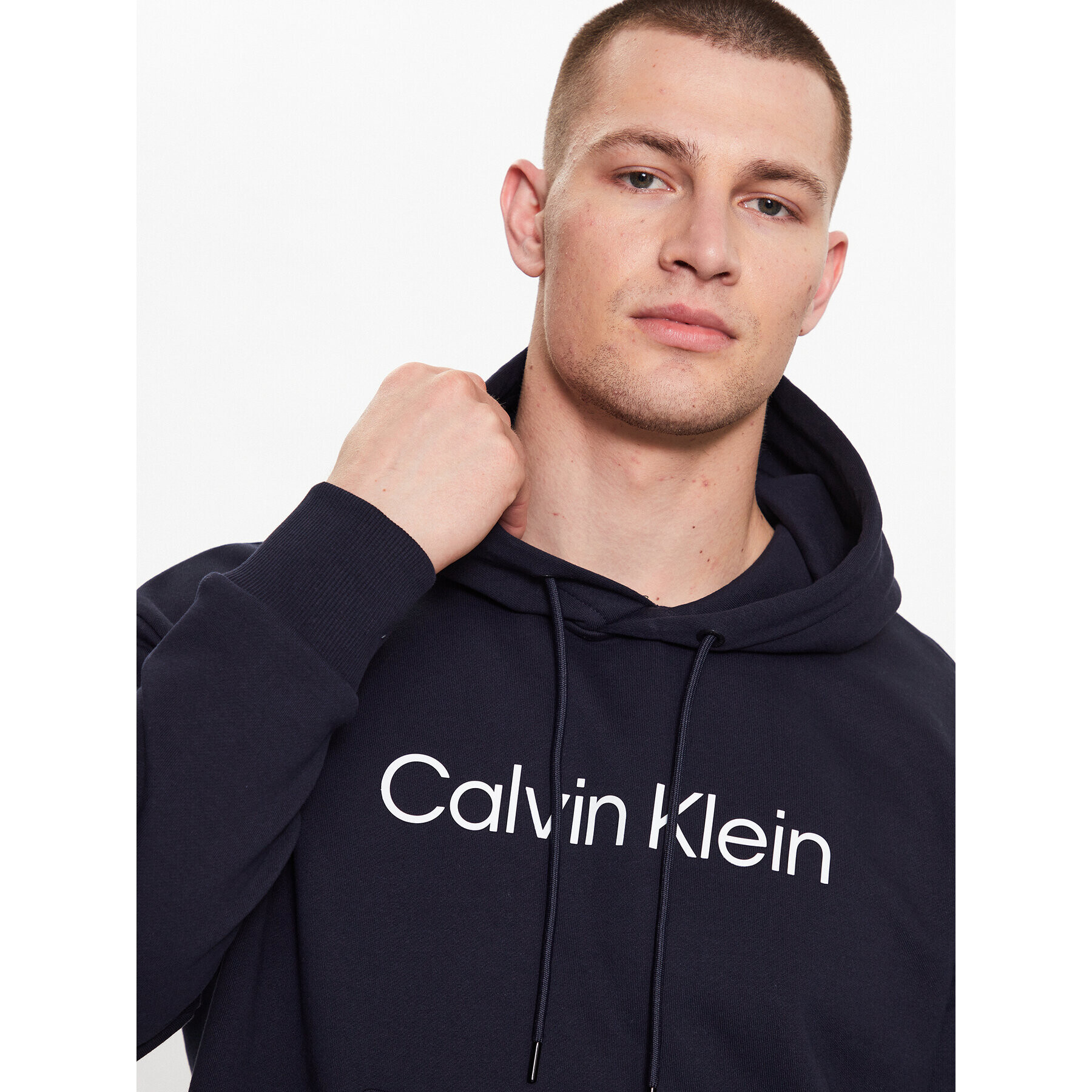 Calvin Klein Суитшърт Hero K10K111345 Тъмносин Regular Fit - Pepit.bg