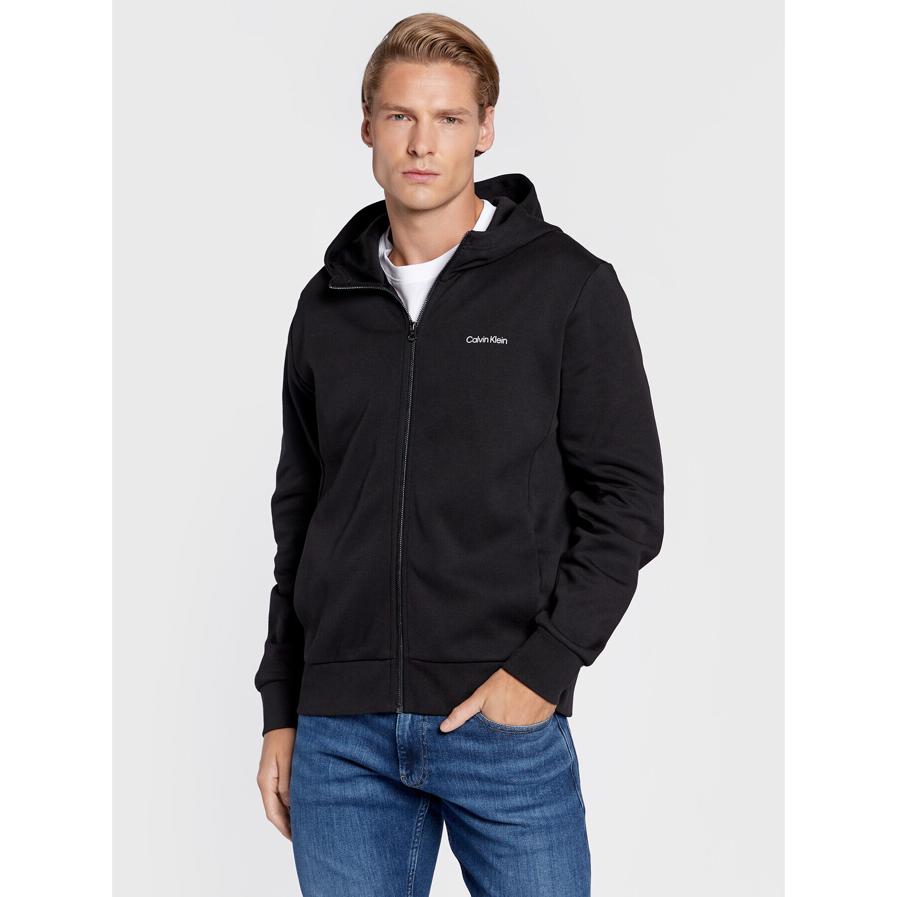 Calvin Klein Суитшърт K10K109697 Черен Regular Fit - Pepit.bg