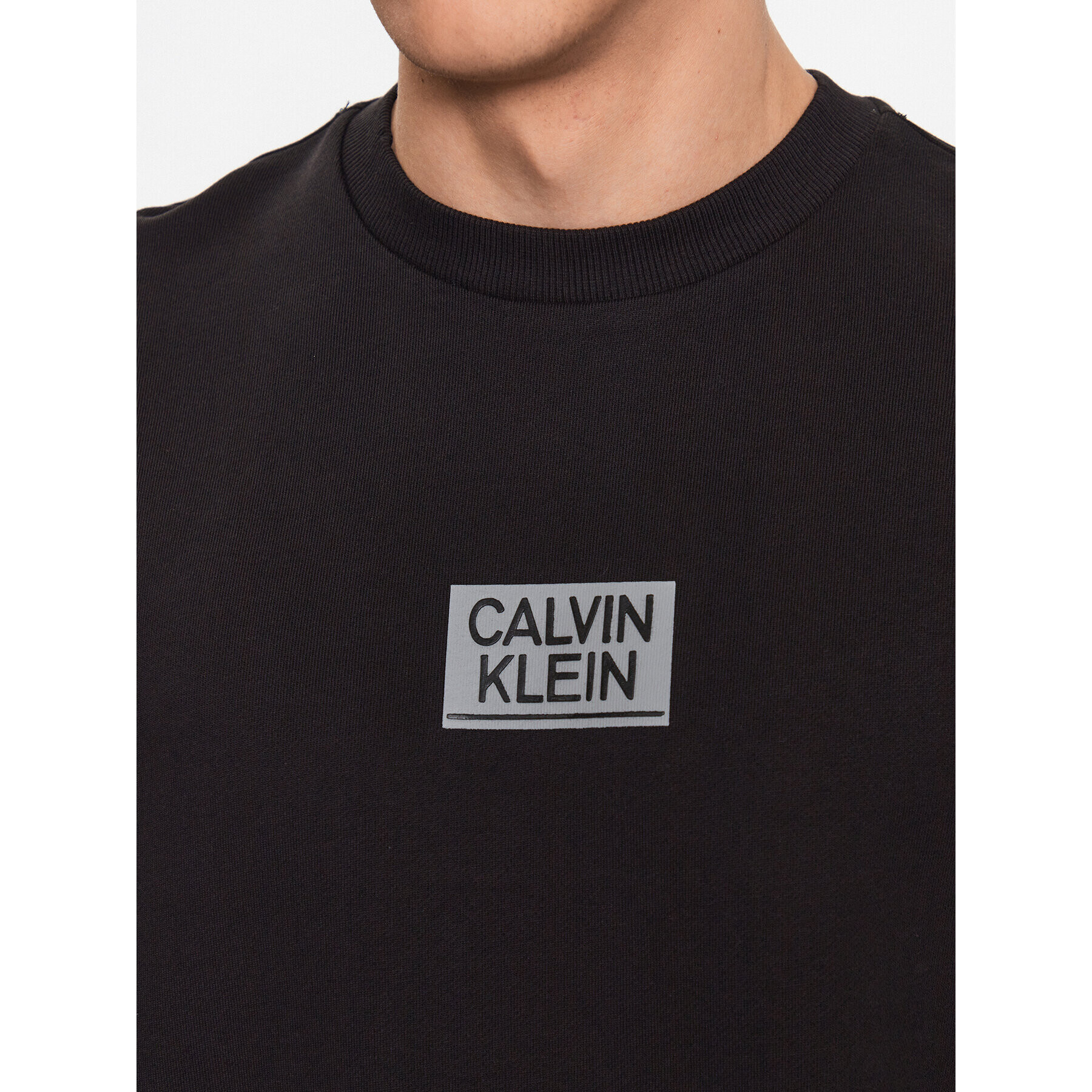 Calvin Klein Суитшърт K10K111525 Черен Regular Fit - Pepit.bg