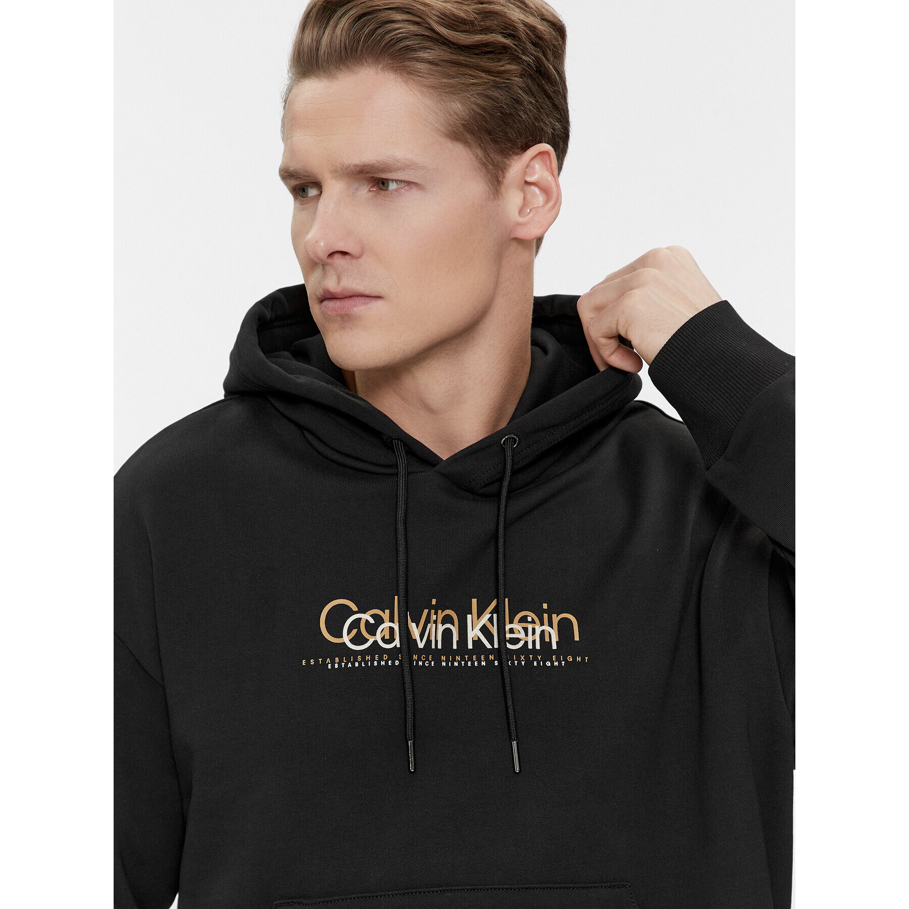 Calvin Klein Суитшърт K10K111815 Черен Regular Fit - Pepit.bg