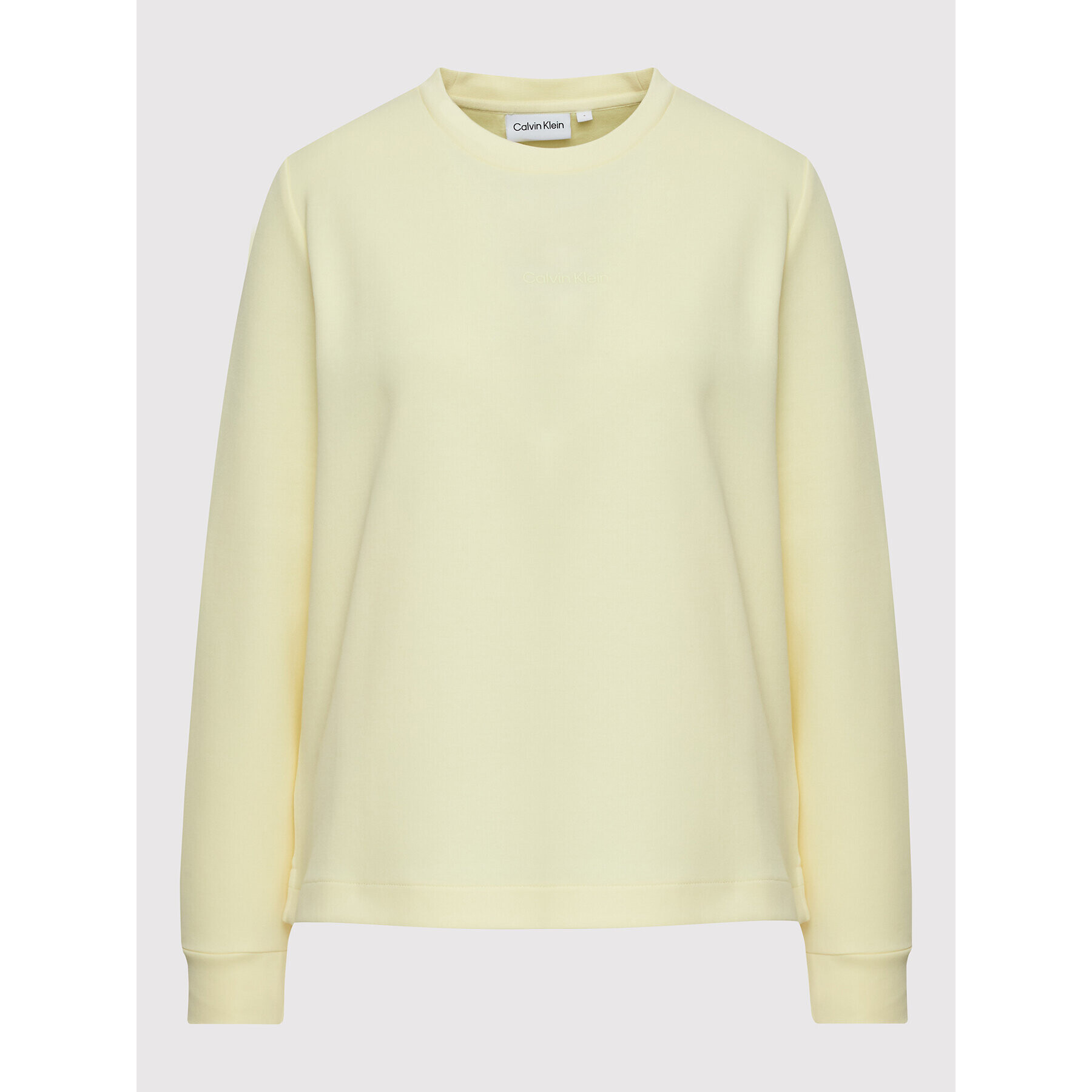 Calvin Klein Суитшърт K20K203861 Жълт Regular Fit - Pepit.bg