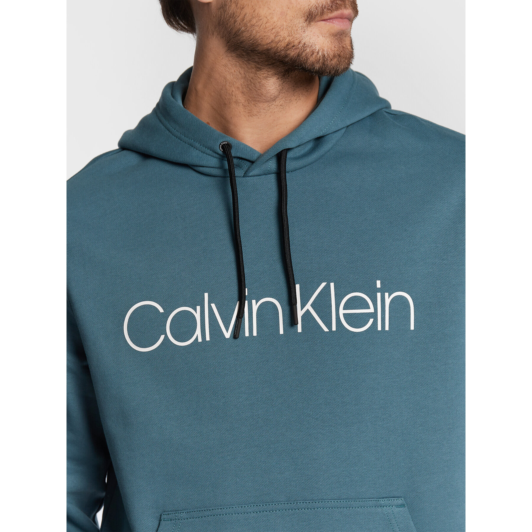 Calvin Klein Суитшърт Logo K10K107033 Зелен Regular Fit - Pepit.bg