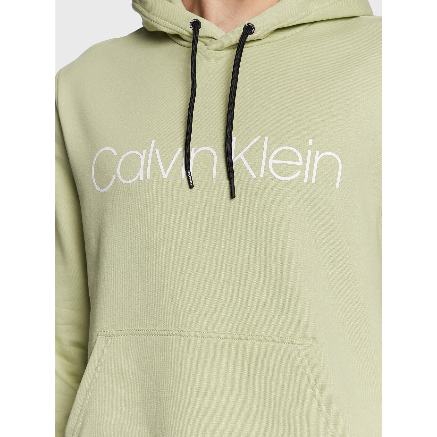 Calvin Klein Суитшърт Logo K10K107033 Зелен Regular Fit - Pepit.bg