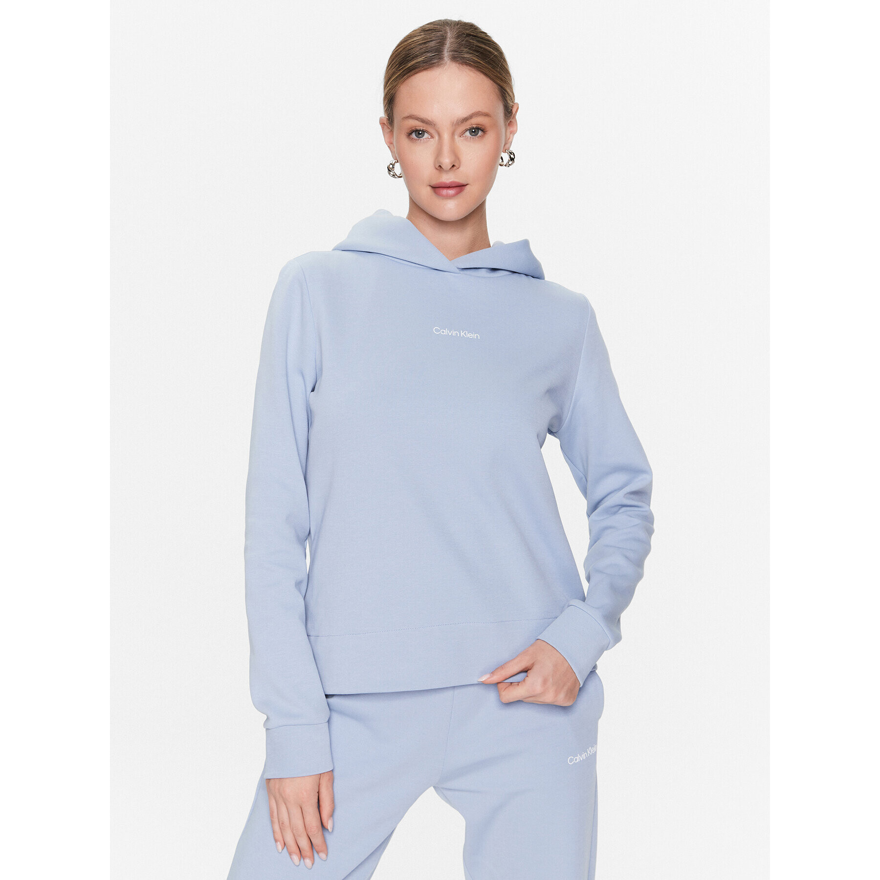 Calvin Klein Суитшърт Micro Logo Essential K20K205452 Син Regular Fit - Pepit.bg