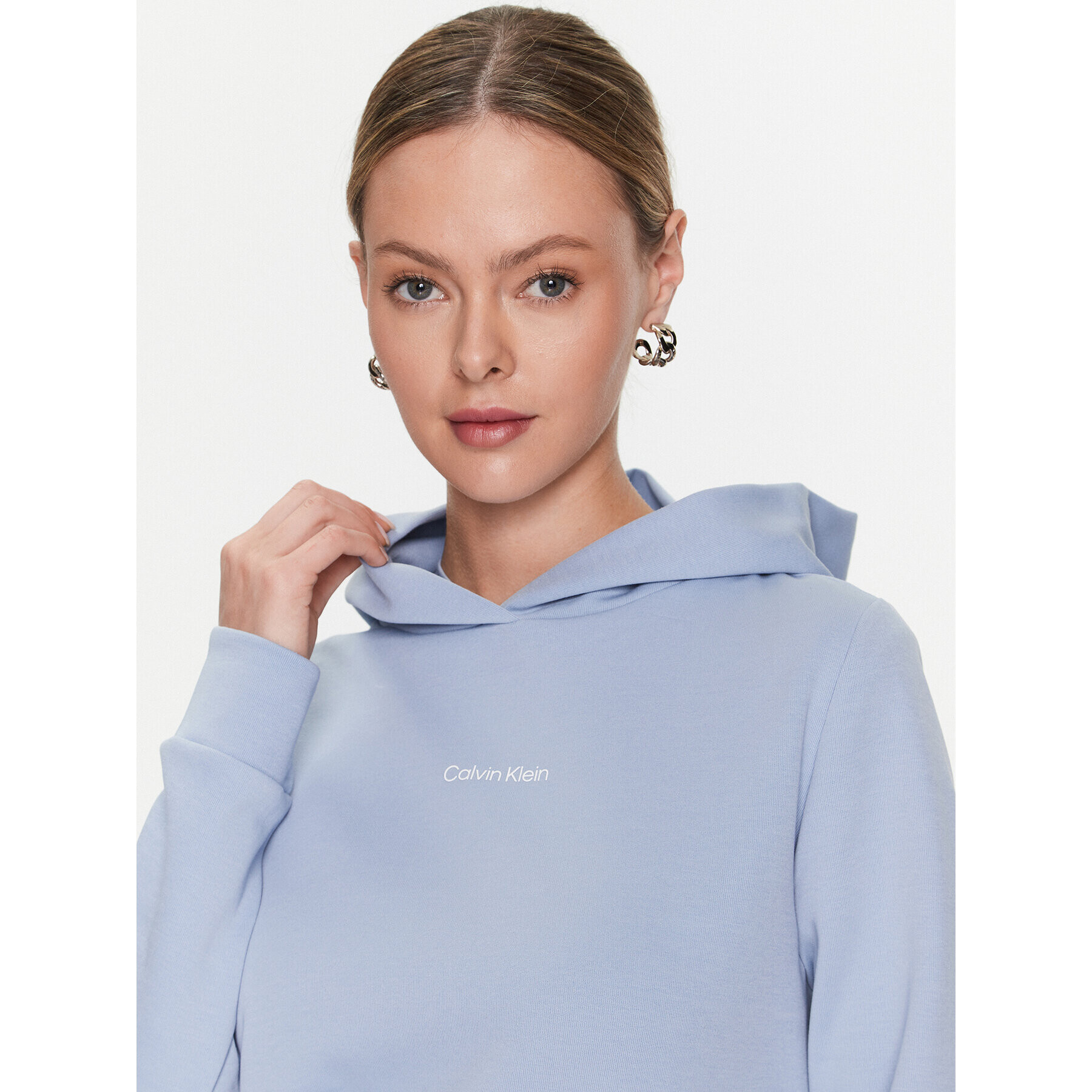 Calvin Klein Суитшърт Micro Logo Essential K20K205452 Син Regular Fit - Pepit.bg