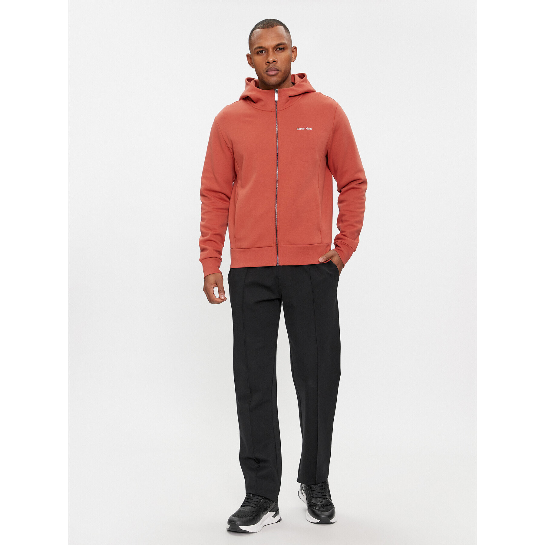 Calvin Klein Суитшърт Micro Logo K10K112752 Оранжев Regular Fit - Pepit.bg