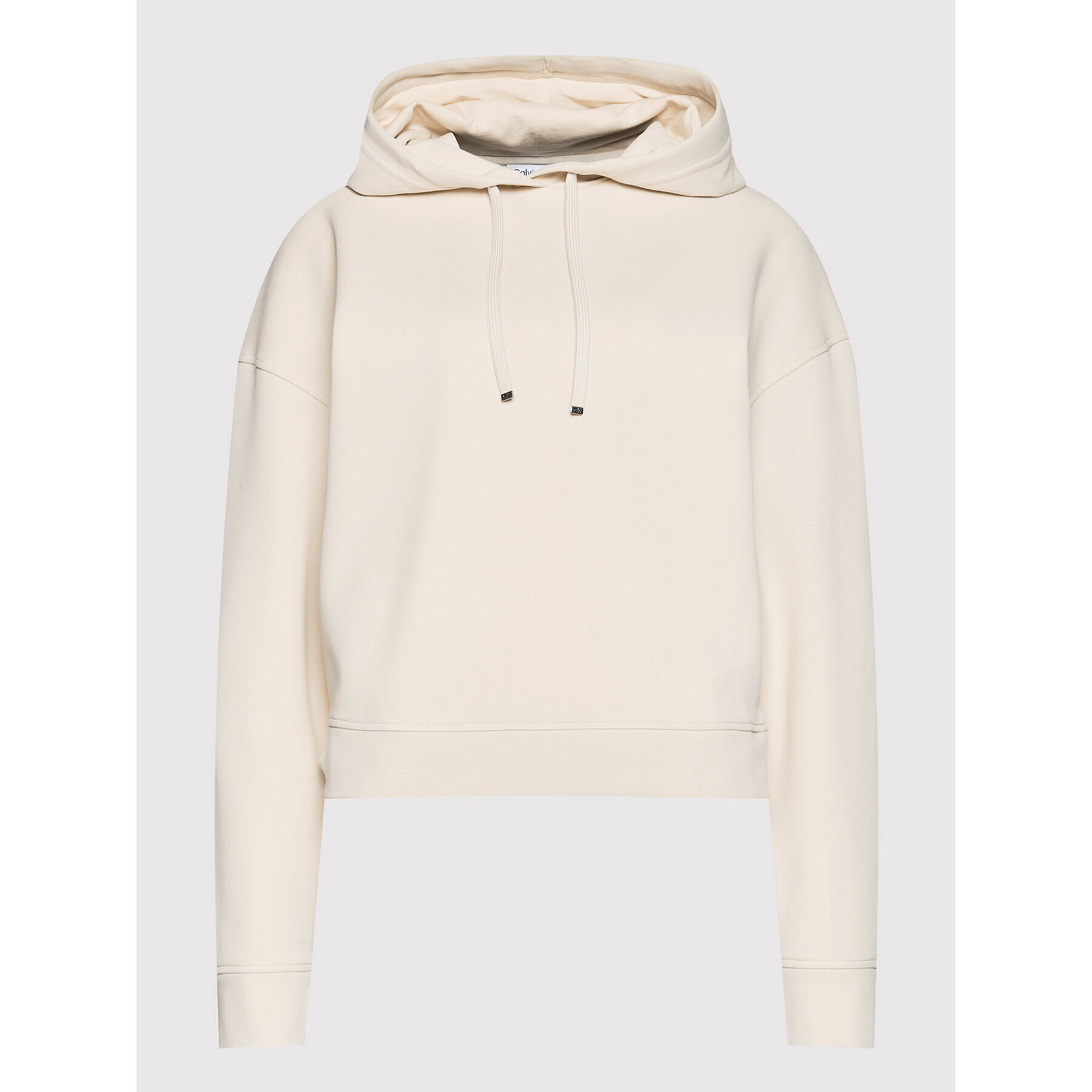 Calvin Klein Суитшърт Micro Logo K20K203619 Бежов Regular Fit - Pepit.bg