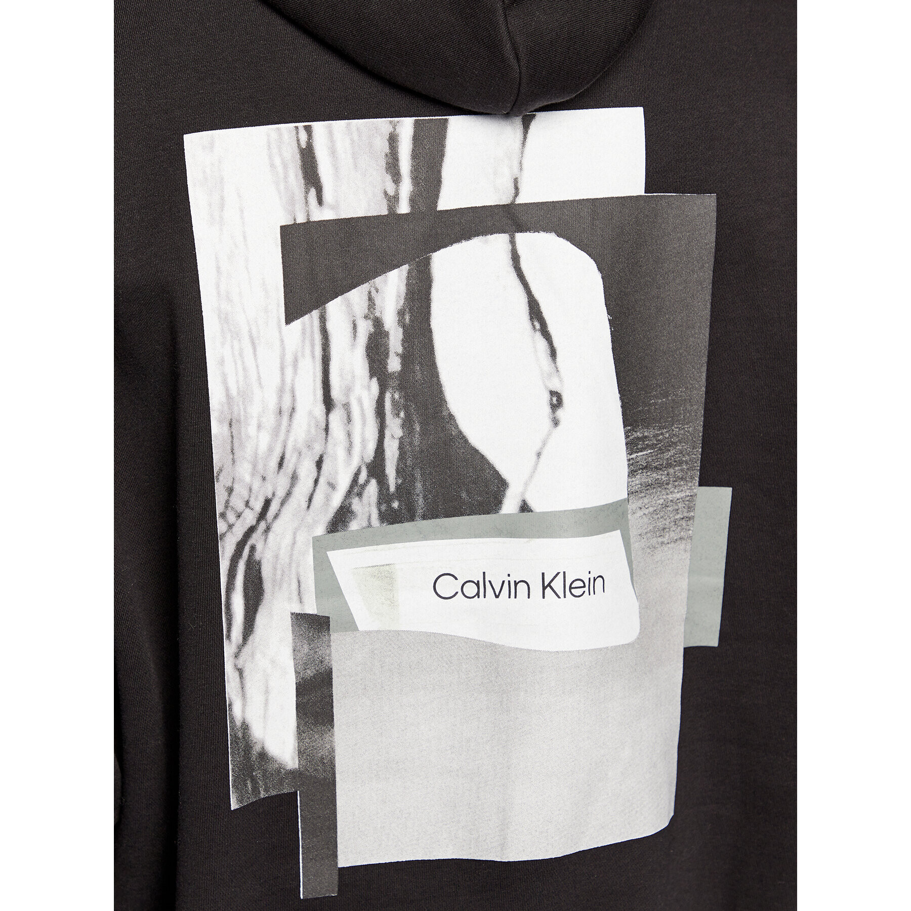 Calvin Klein Суитшърт Modern Comfort Back Print K10K111231 Черен Regular Fit - Pepit.bg