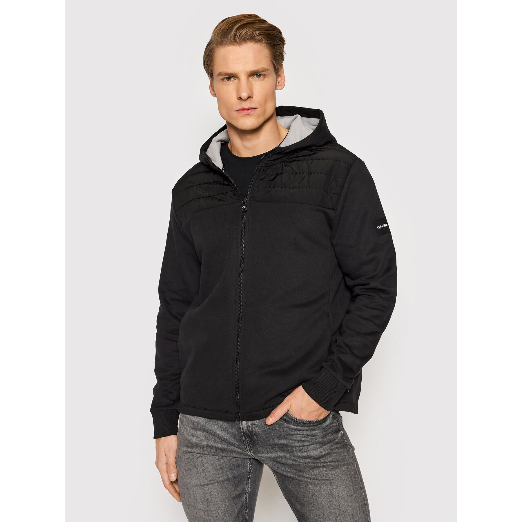Calvin Klein Суитшърт Technical K10K108049 Черен Regular Fit - Pepit.bg