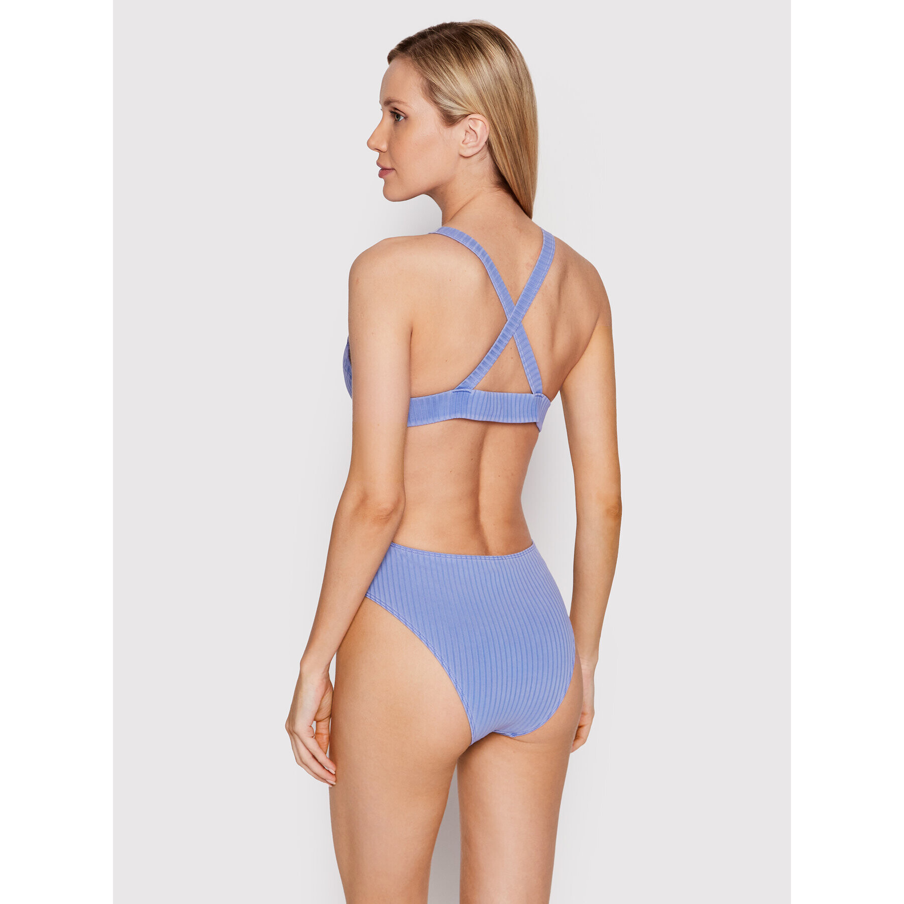 Calvin Klein Swimwear Бански костюм KW0KW01641 Виолетов - Pepit.bg