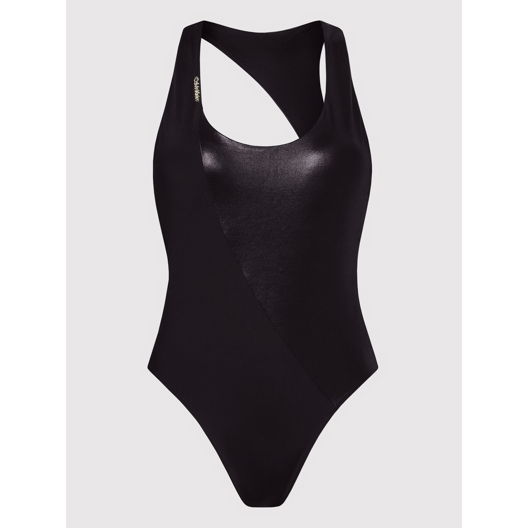 Calvin Klein Swimwear Бански костюм KW0KW01651 Черен - Pepit.bg