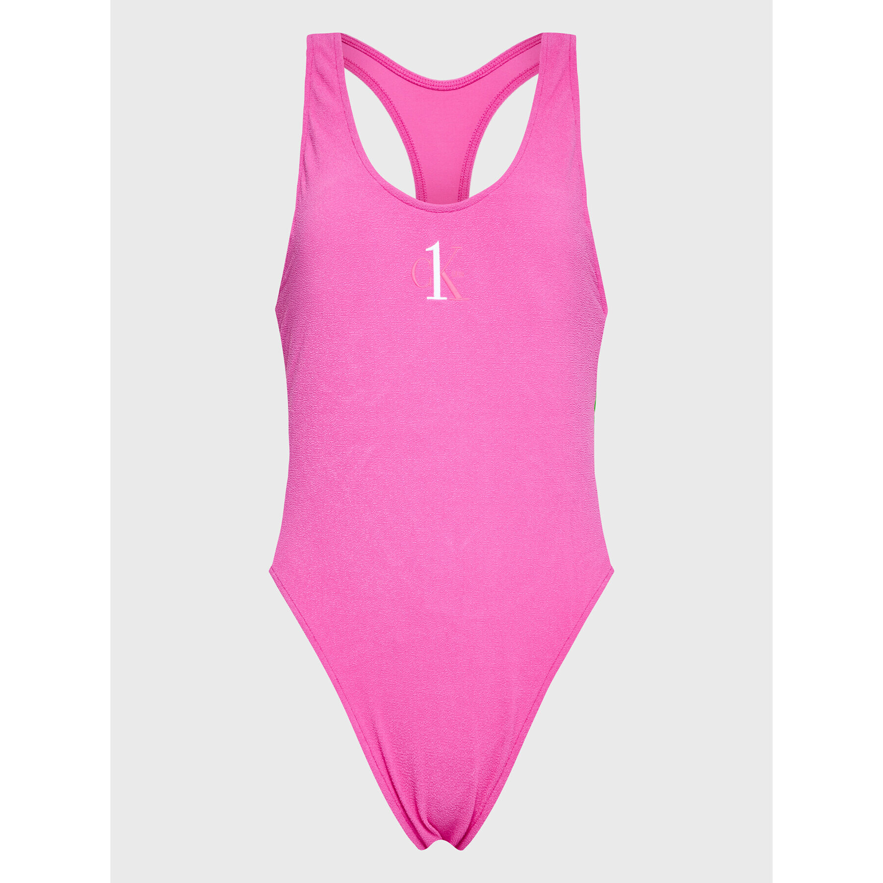 Calvin Klein Swimwear Бански костюм KW0KW01909 Розов - Pepit.bg