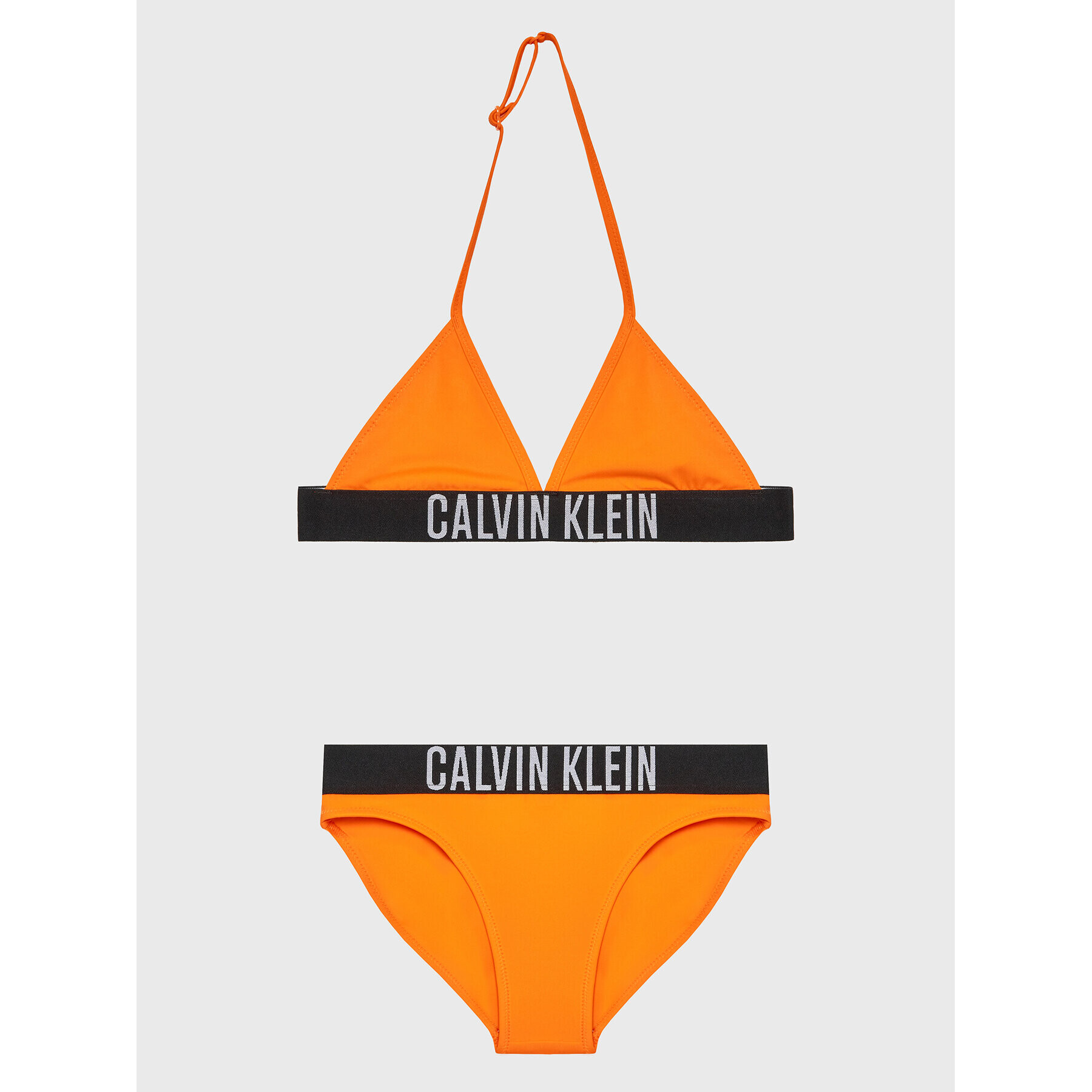 Calvin Klein Swimwear Бански костюм KY0KY00026 Оранжев - Pepit.bg